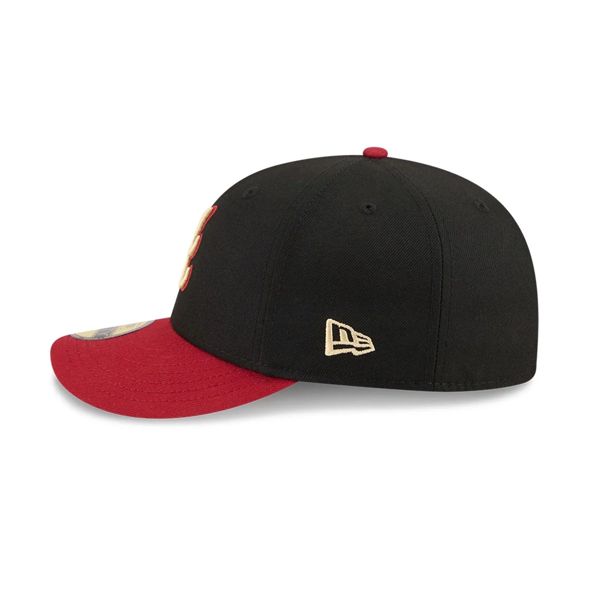 Atlanta Braves MLB Team Cards Black 59FIFTY Fitted Cap - Image 6