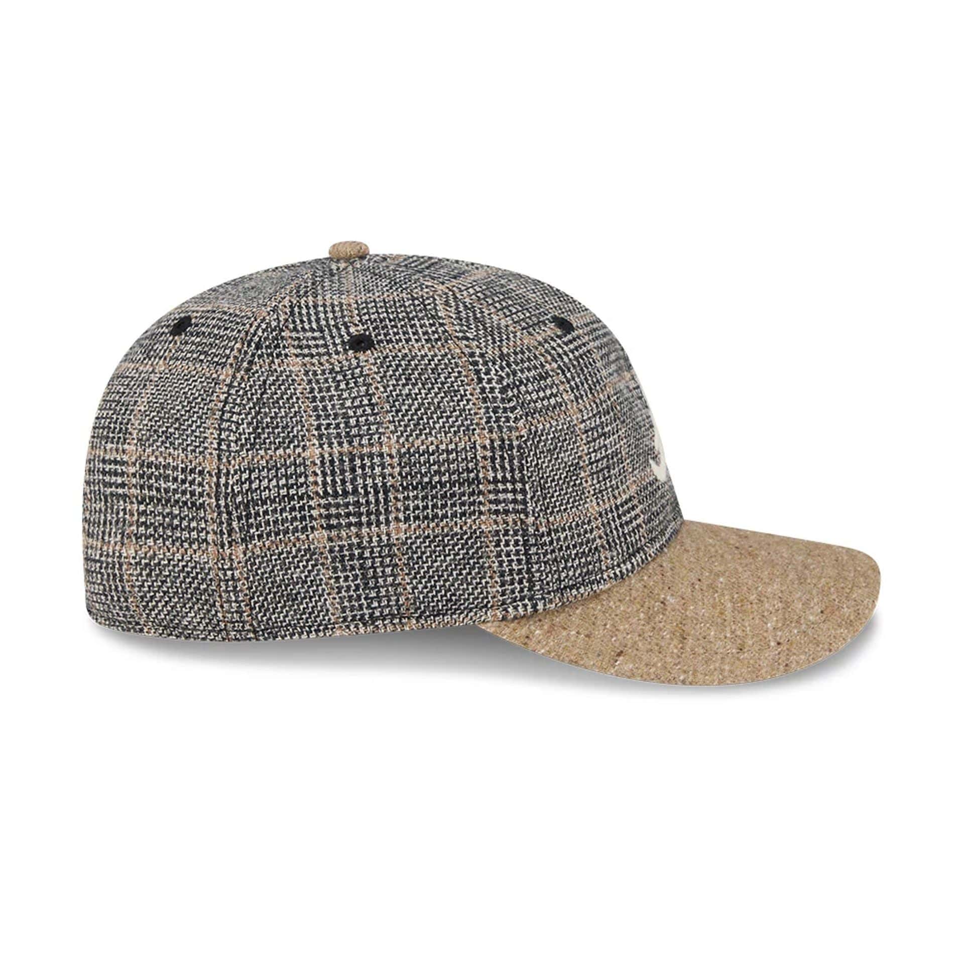 Atlanta Braves MLB Vintage Tweed Open Blue Retro Crown 59FIFTY Fitted Cap - Image 7