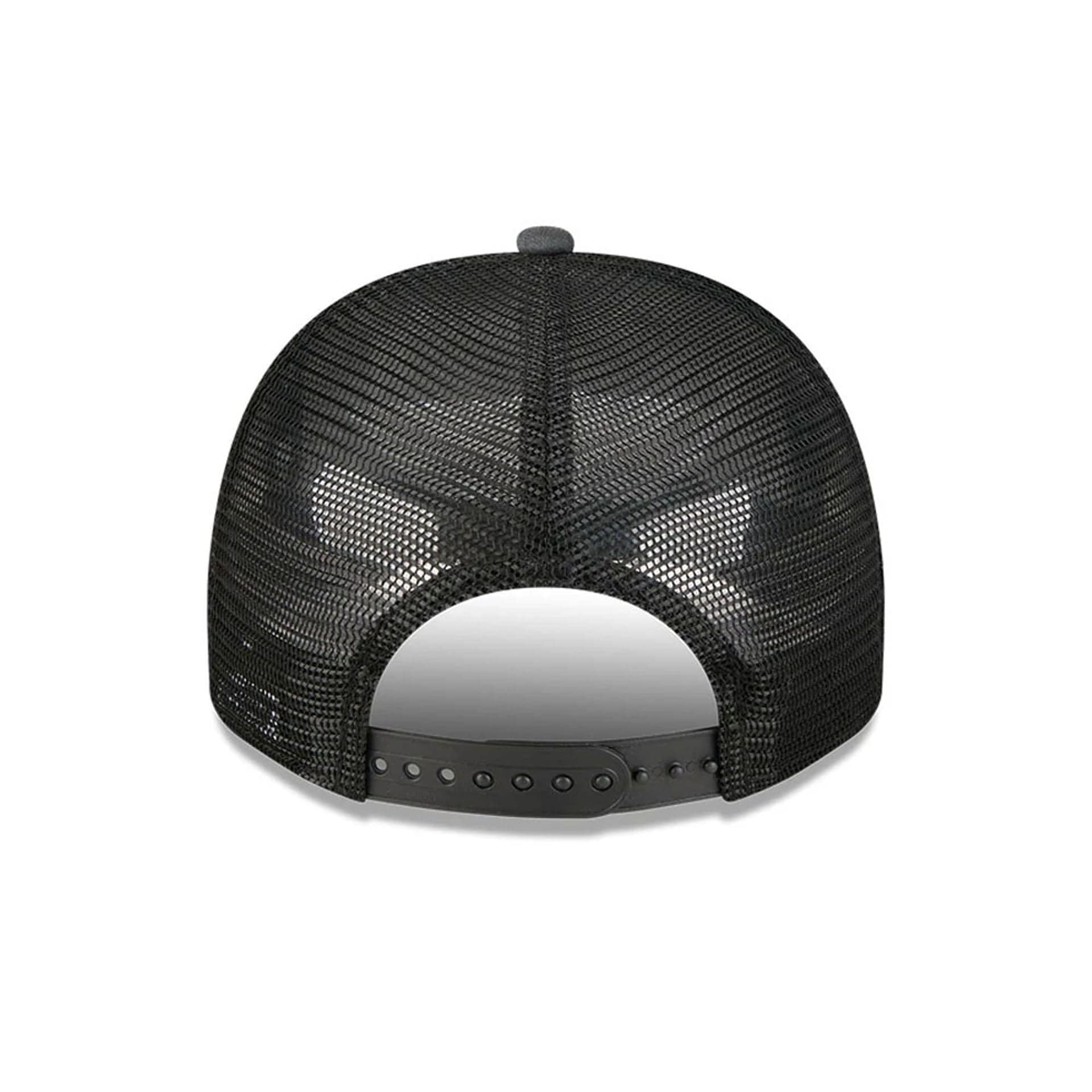 Atlanta Braves MLB Washed Black 9FIFTY A-Frame Trucker Adjustable Cap - Image 7