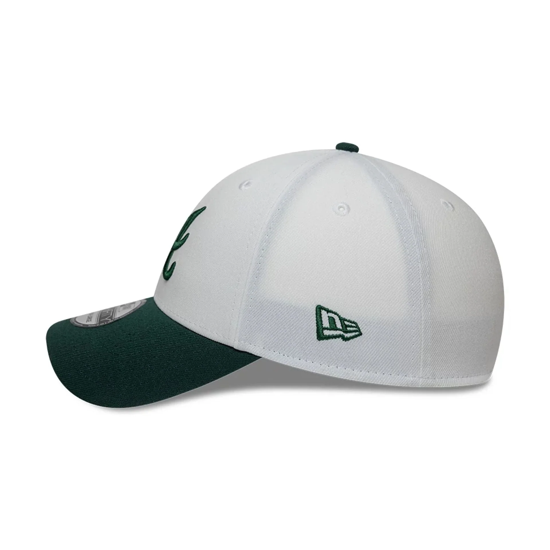 Atlanta Braves MLB White 39THIRTY Stretch Fit Cap - Image 4