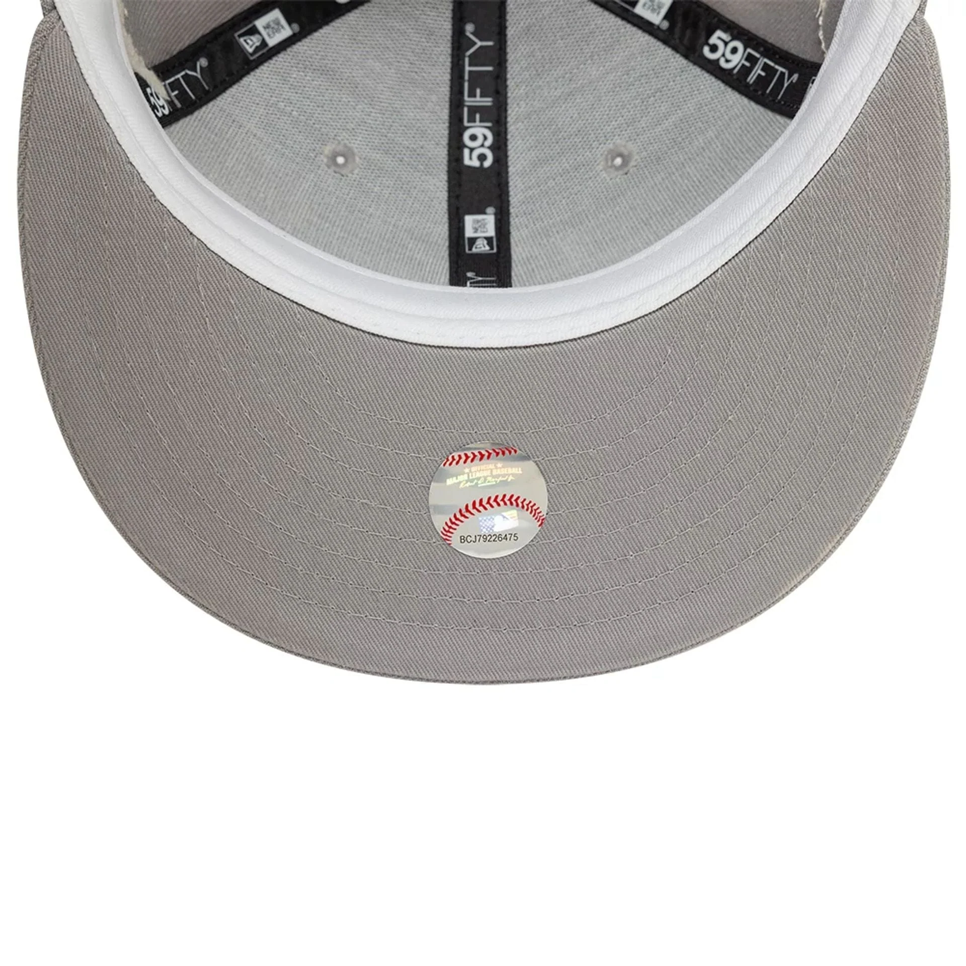 Atlanta Braves MLB Zodiac Grey 59FIFTY Fitted Cap - Image 5