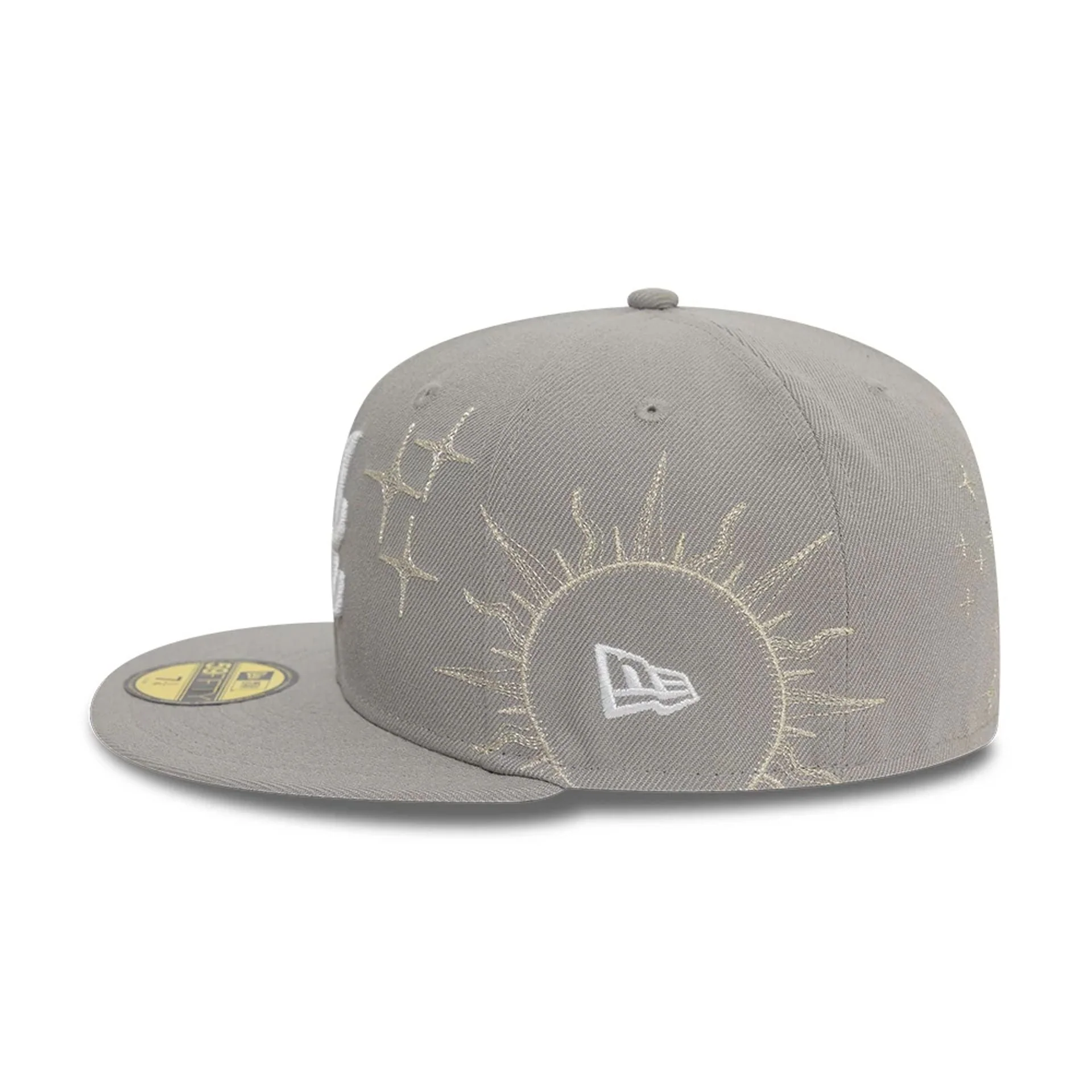 Atlanta Braves MLB Zodiac Grey 59FIFTY Fitted Cap - Image 6