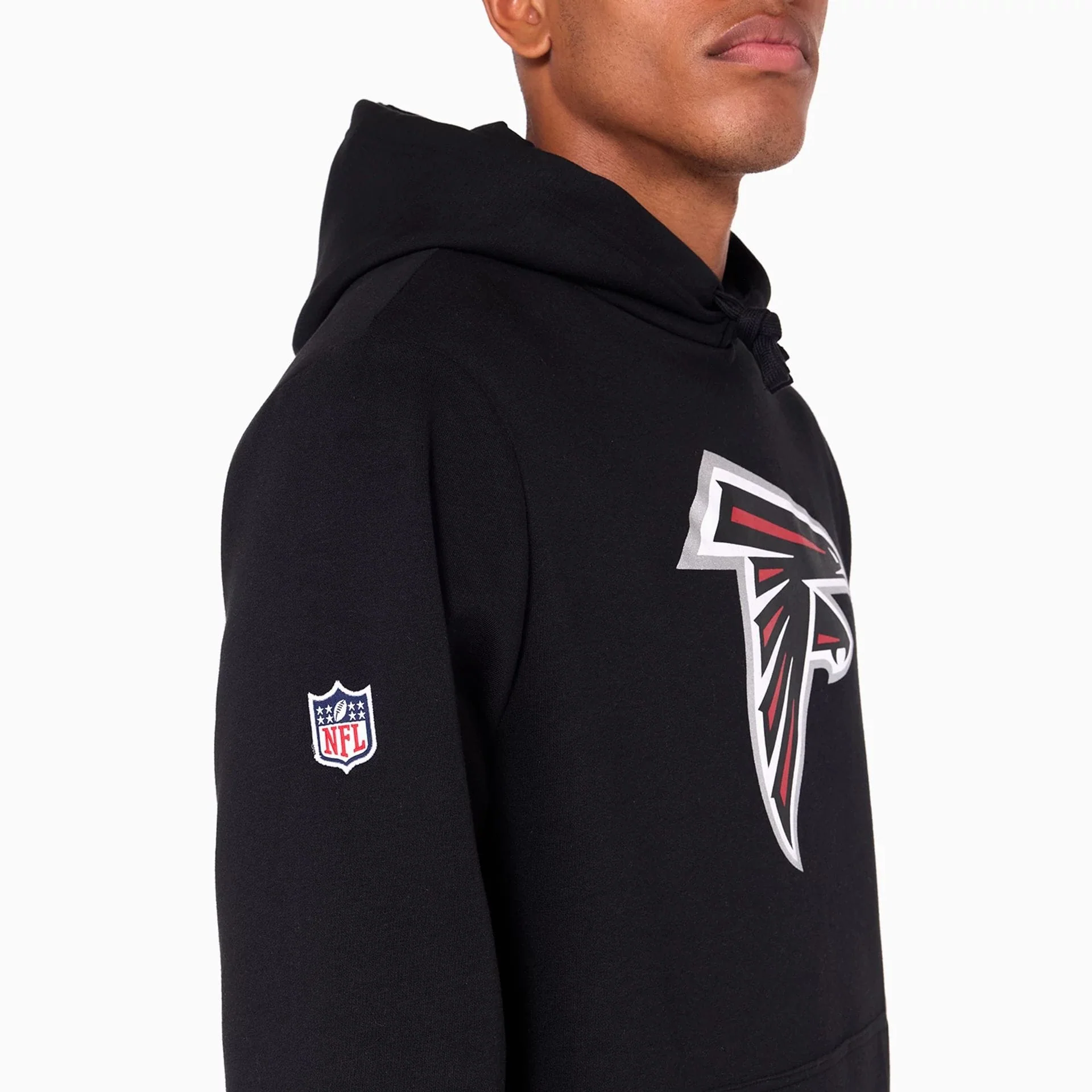 Atlanta Falcons NFL Black Pullover Hoodie - Image 5