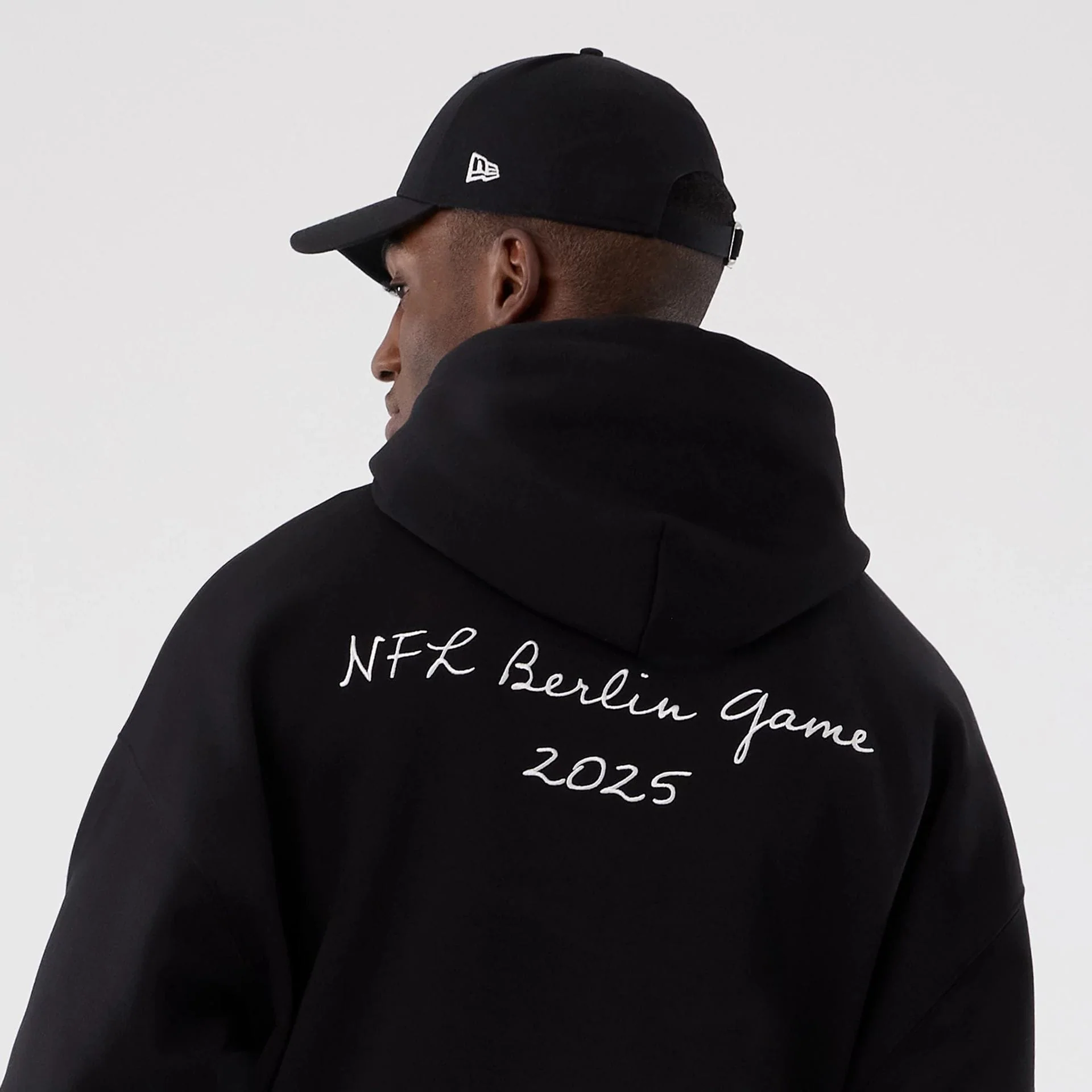 Atlanta Falcons NFL International Series Games 2025 Black Premium Pullover Hoodie - Image 6