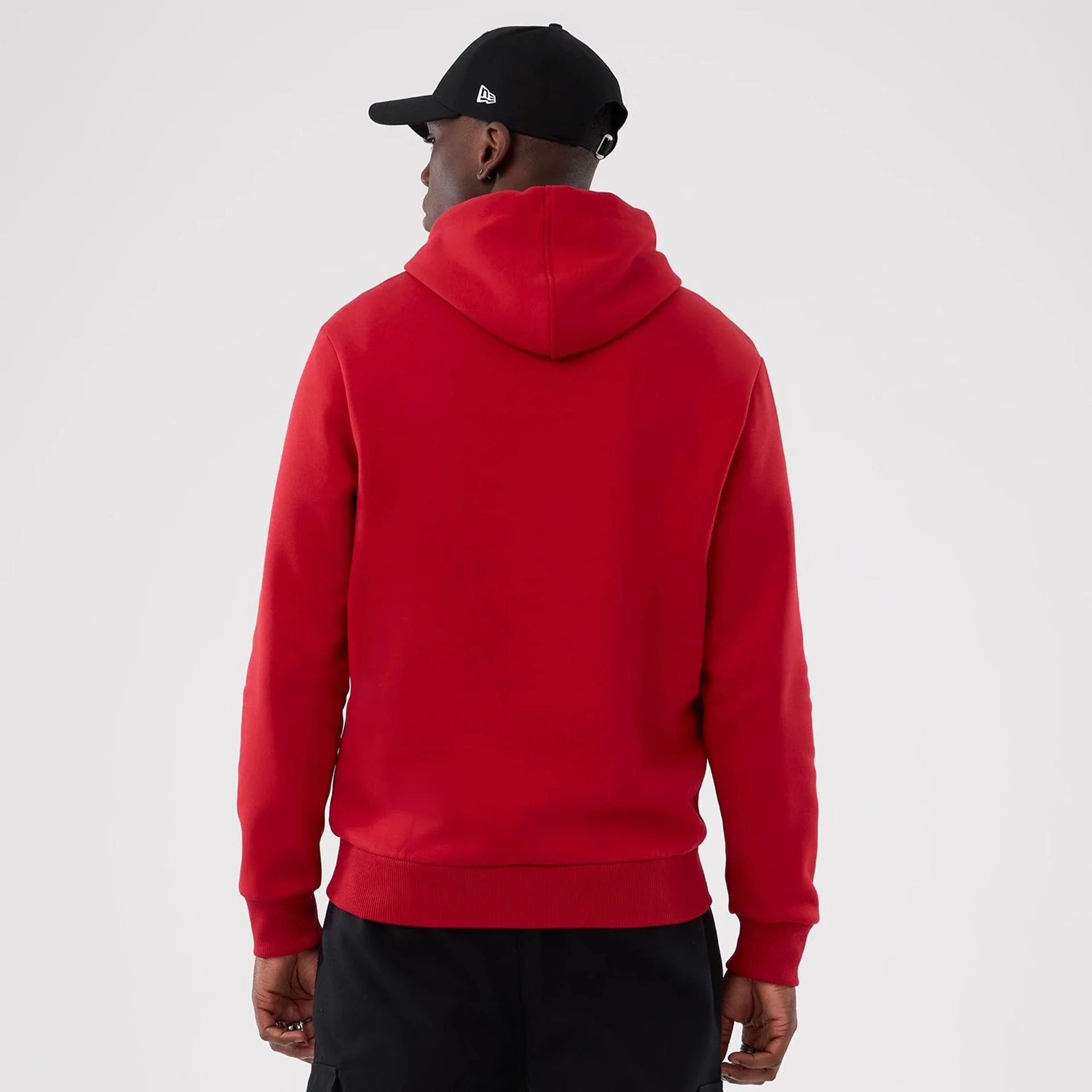 Atlanta Falcons NFL International Series Games 2025 Red Pullover Hoodie - Image 2