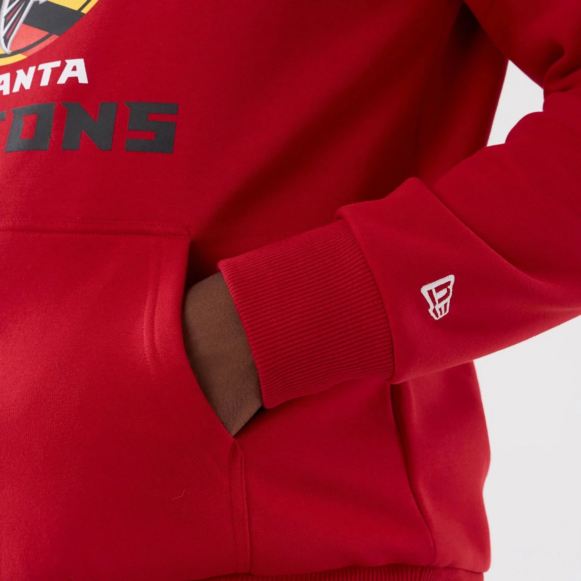 Atlanta Falcons NFL International Series Games 2025 Red Pullover Hoodie - Image 4