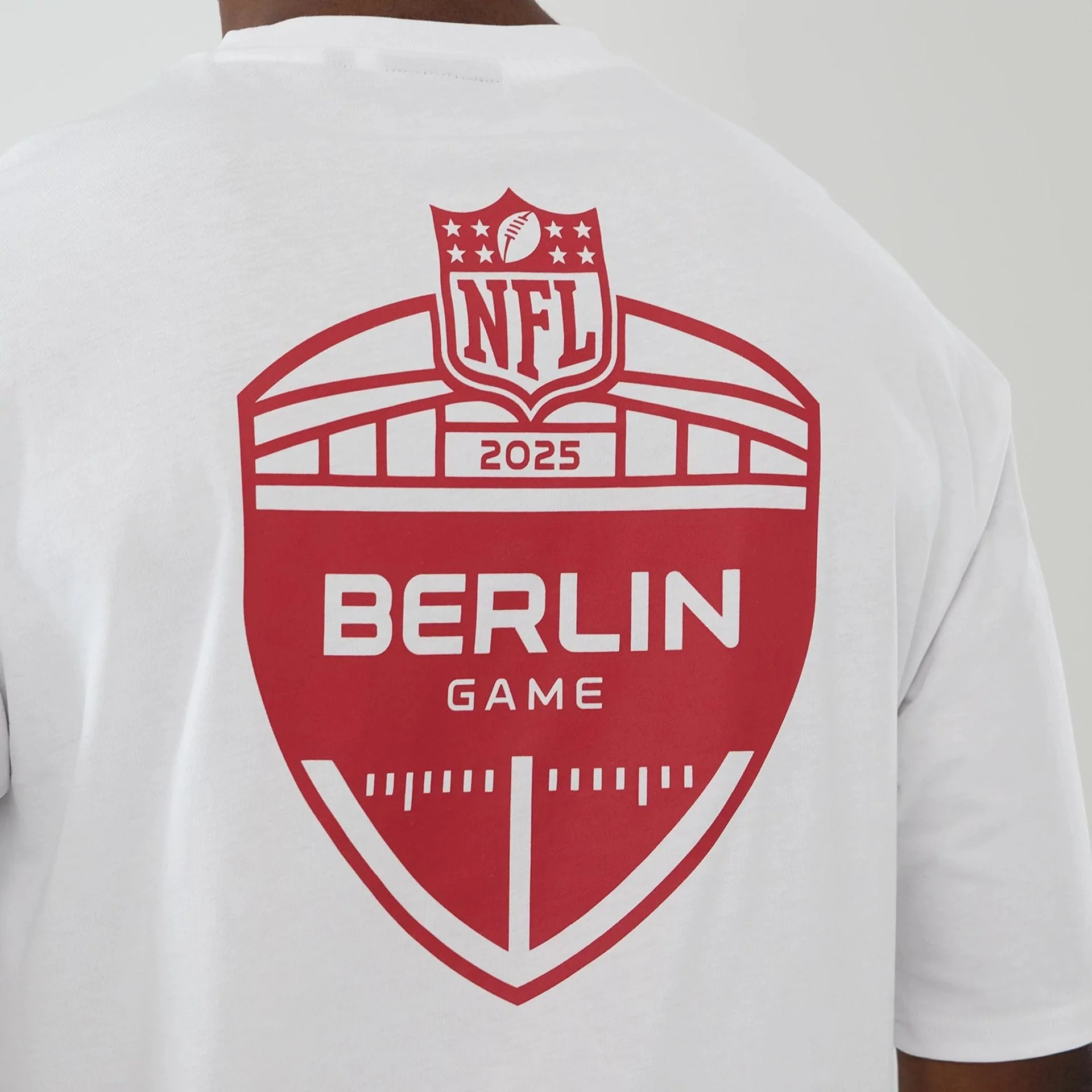 Atlanta Falcons NFL International Series Games 2025 White Oversized T-Shirt - Image 5