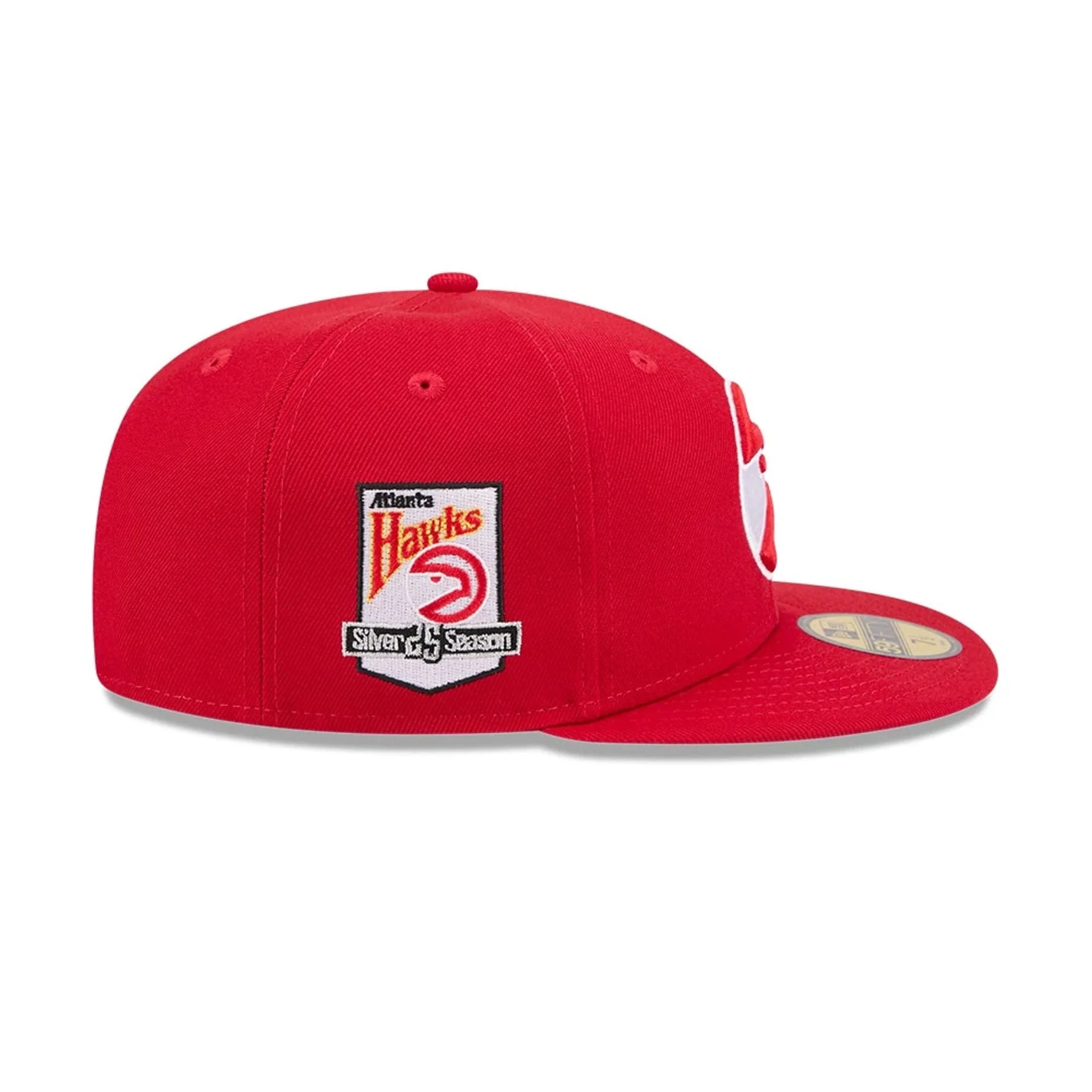 Atlanta Hawks NBA Hardwood Classic Red 59FIFTY Fitted Cap - Image 5