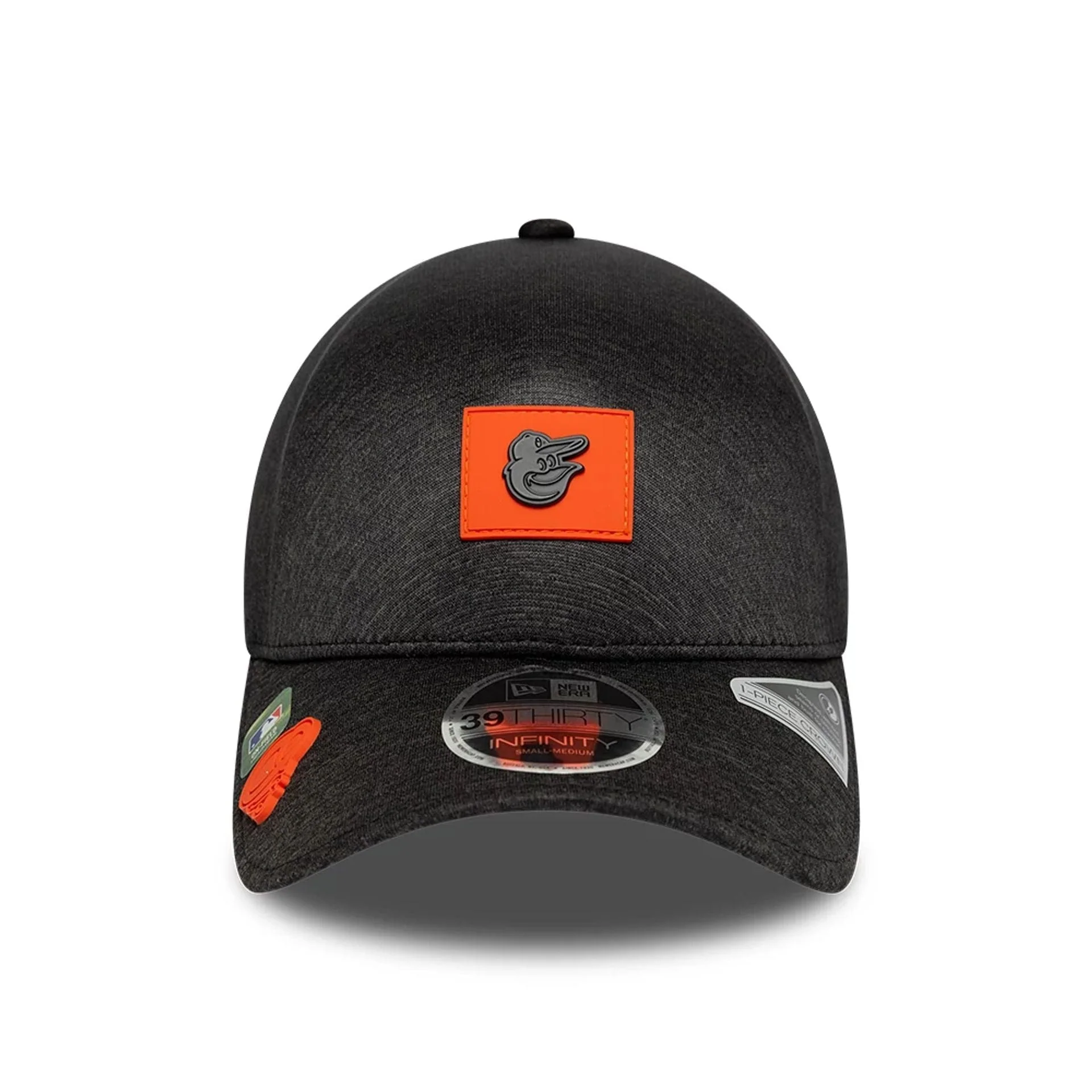 Baltimore Orioles MLB Clubhouse Black 39THIRTY Infinity Stretch Fit Cap - Image 2