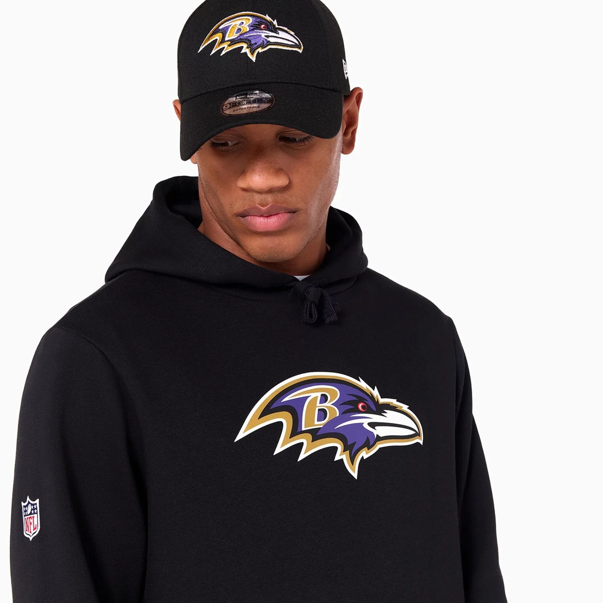 Baltimore Ravens NFL Black Pullover Hoodie - Image 2