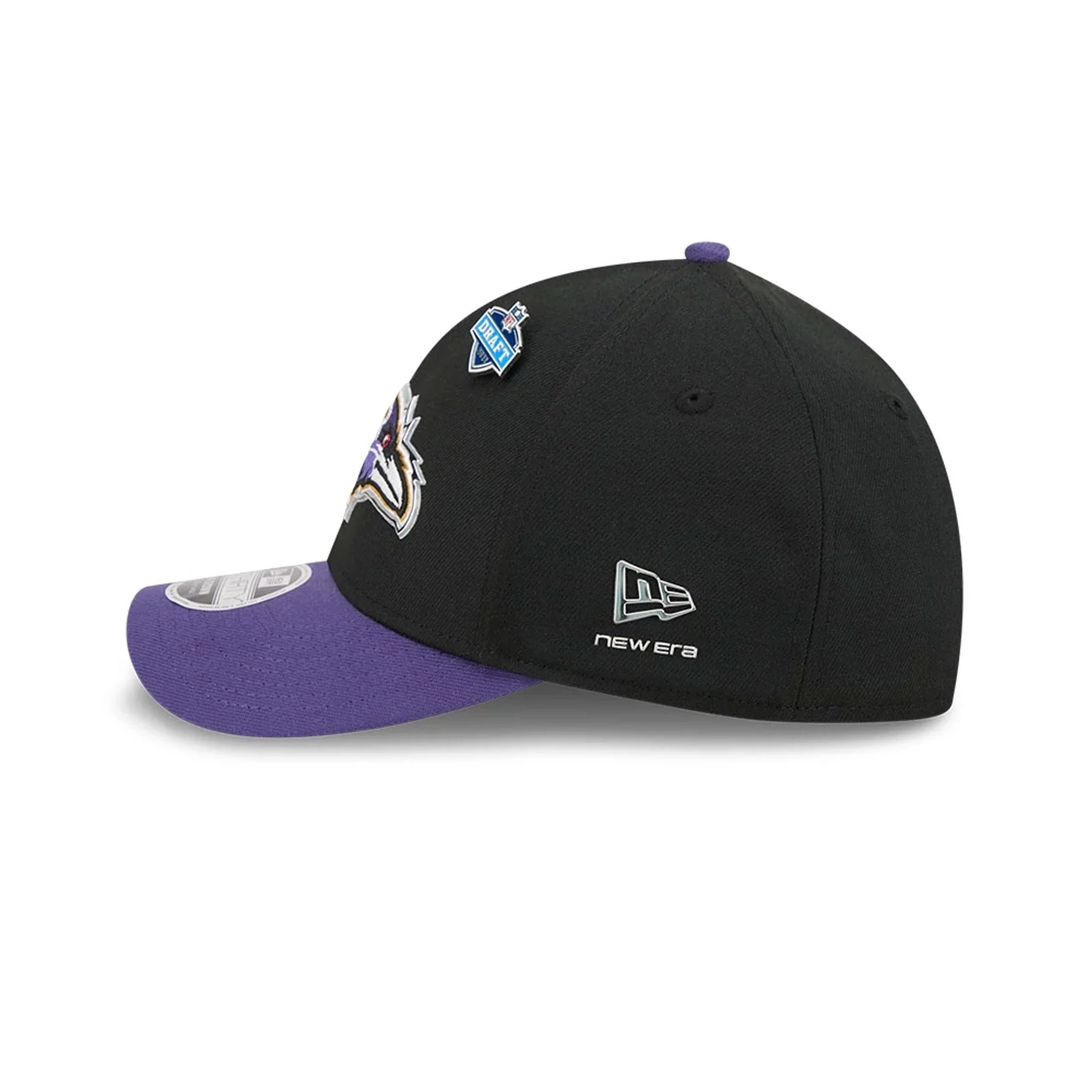 Baltimore Ravens NFL Draft 2026 Black 39THIRTY M-Crown Stretch Fit Cap - Image 6