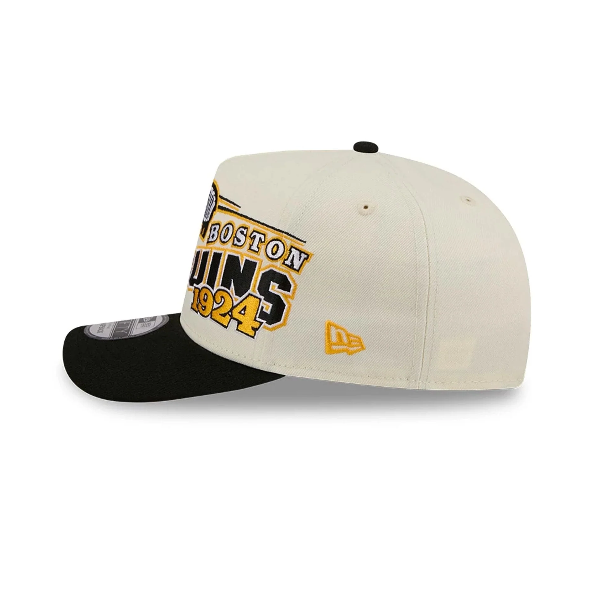 Boston Bruins NHL Classic White 9FIFTY A-Frame Snapback Adjustable Cap - Image 5