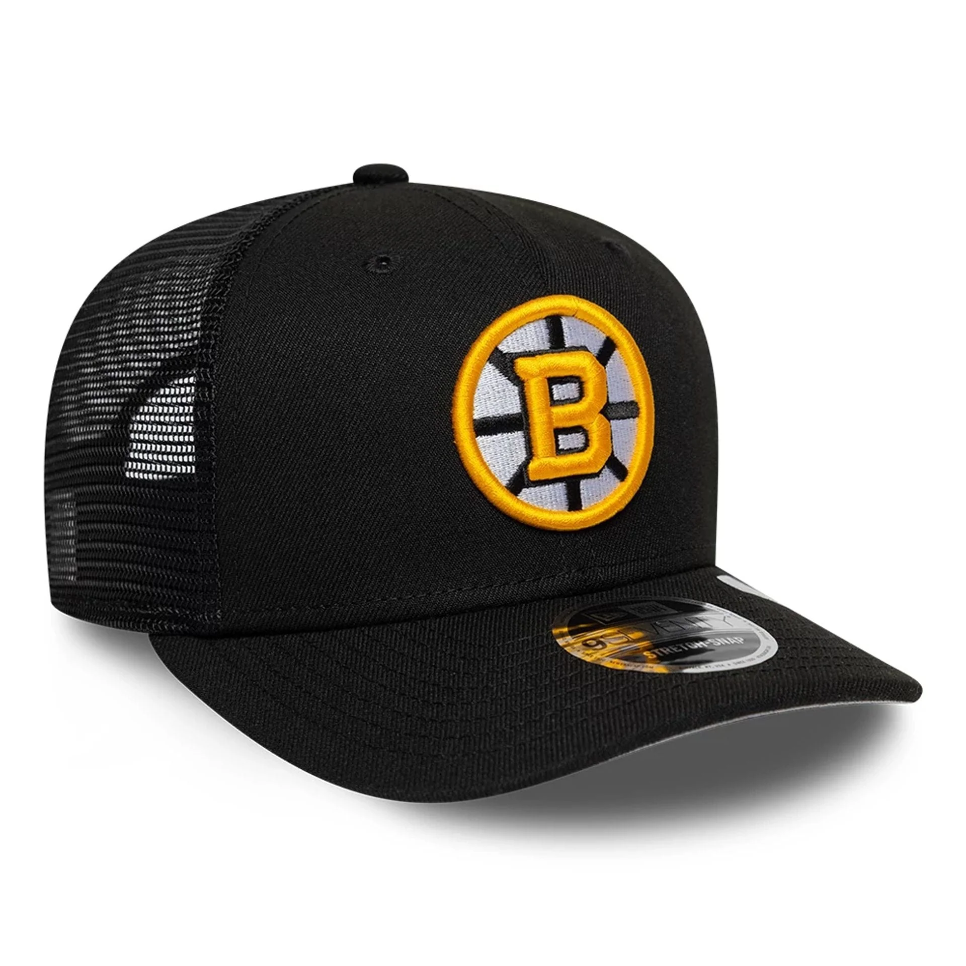 Boston Bruins NHL Evergreen Black 9SEVENTY Stretch Snap Adjustable Cap - Image 4