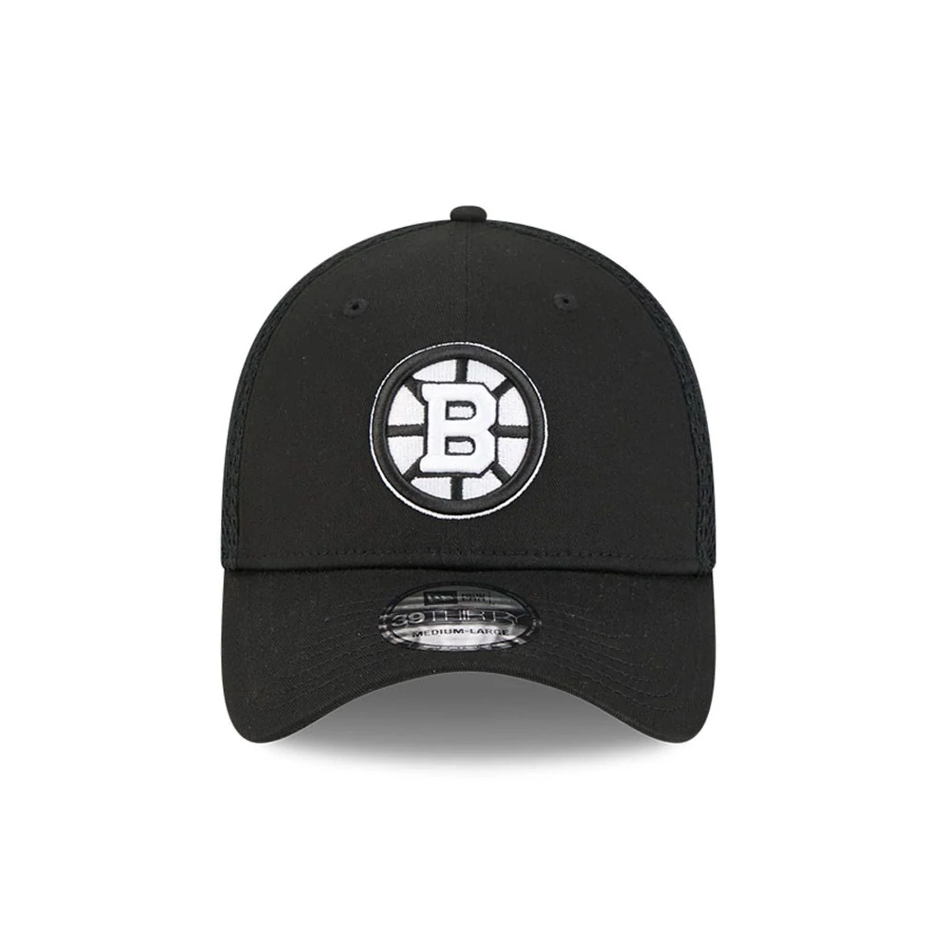 Boston Bruins NHL Evergreen Neo Black 39THIRTY Stretch Fit Cap - Image 3