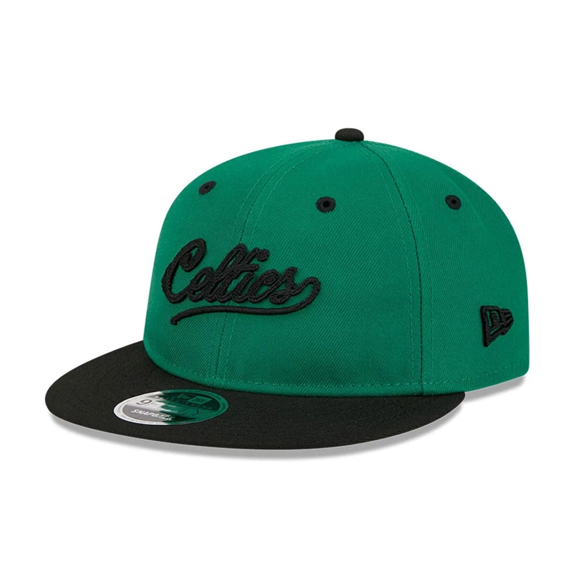 Boston Celtics NBA Chainstitch Script Green Retro Crown 9FIFTY Adjustable Cap - Image 4