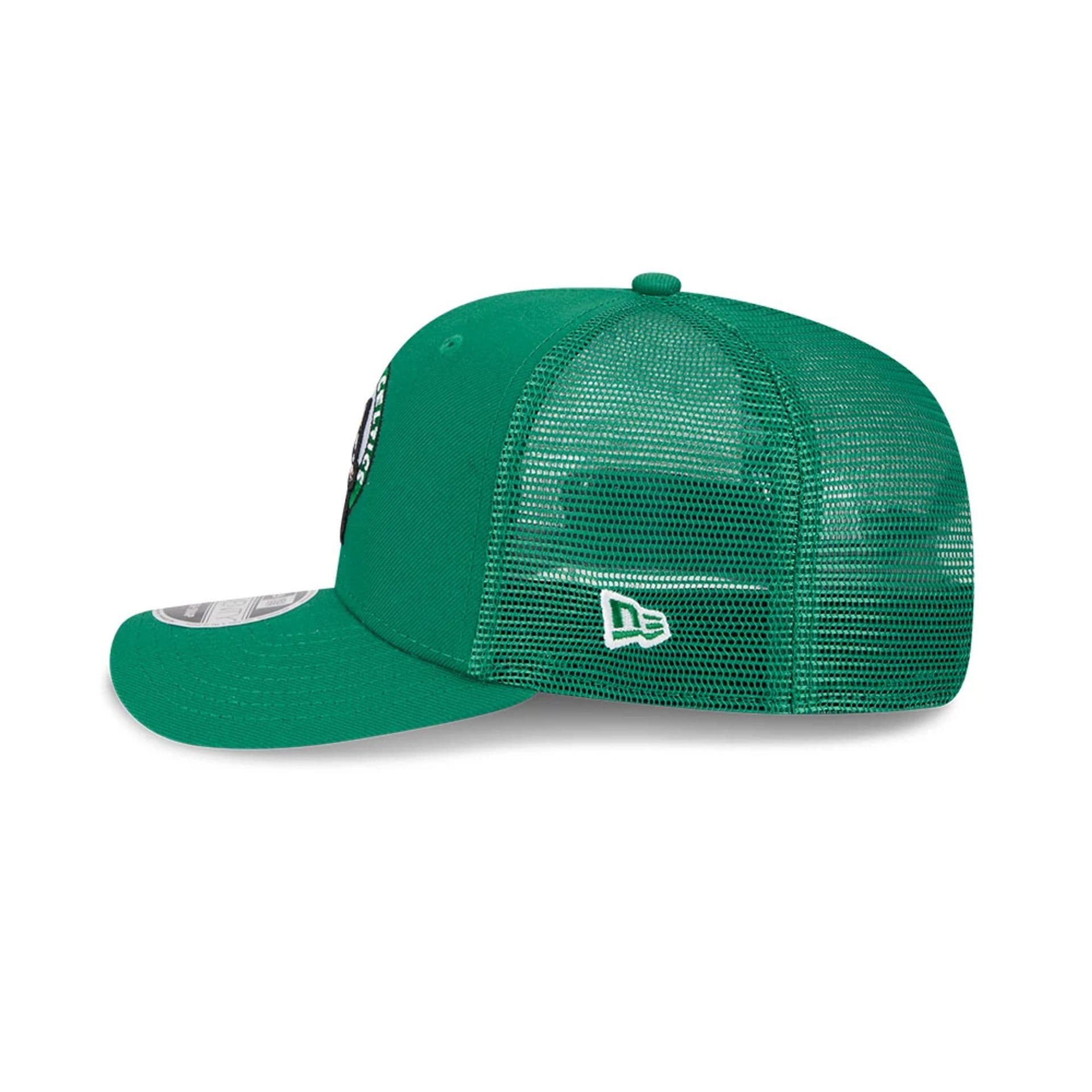 Boston Celtics NBA Evergreen Green 9SEVENTY Stretch Snap Adjustable Cap - Image 5
