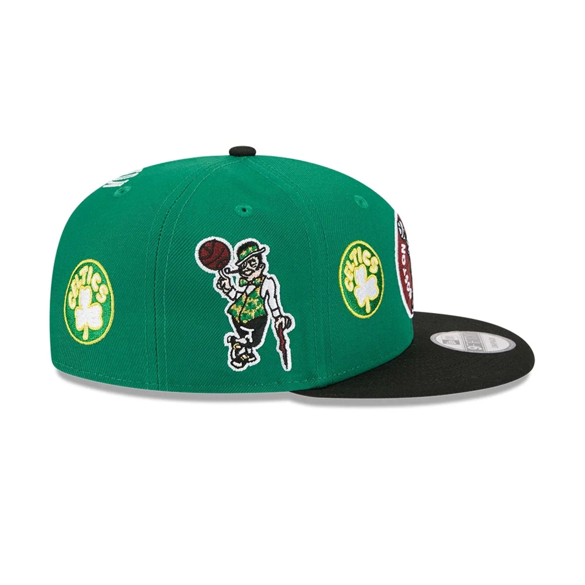 Boston Celtics NBA Hardwood Classic ASG Green 9FIFTY Snapback Adjustable Cap - Image 6
