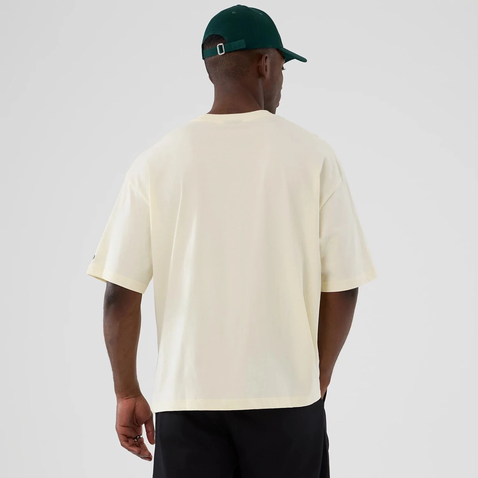 Boston Celtics NBA Hardwood Classic Cream T-Shirt - Image 2