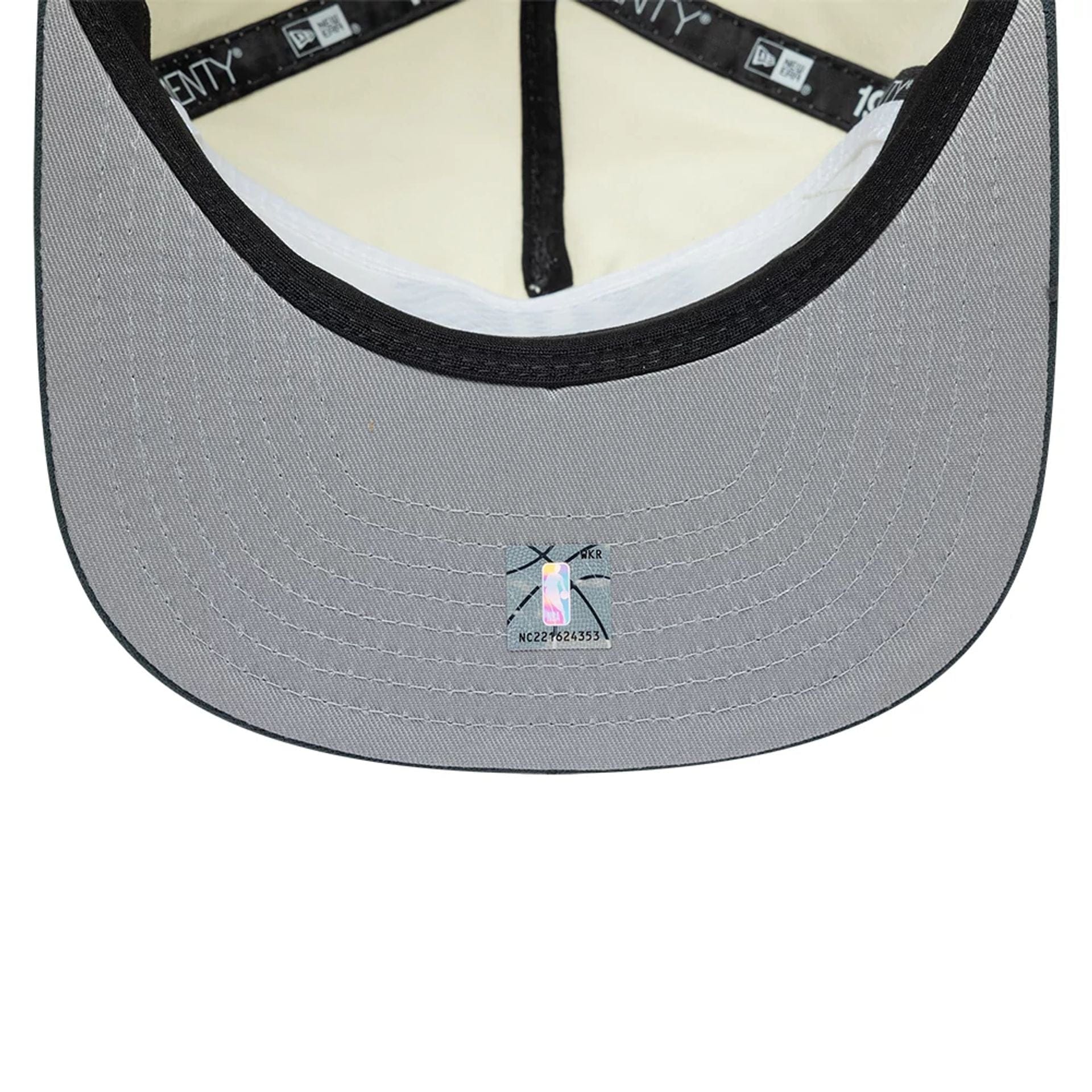 Boston Celtics NBA Metallic Logo Cream 19TWENTY Adjustable Cap - Image 2