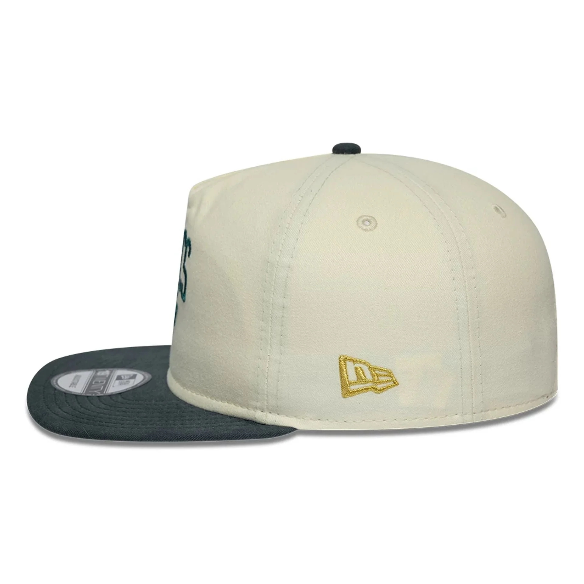 Boston Celtics NBA Metallic Logo Cream 19TWENTY Adjustable Cap - Image 5