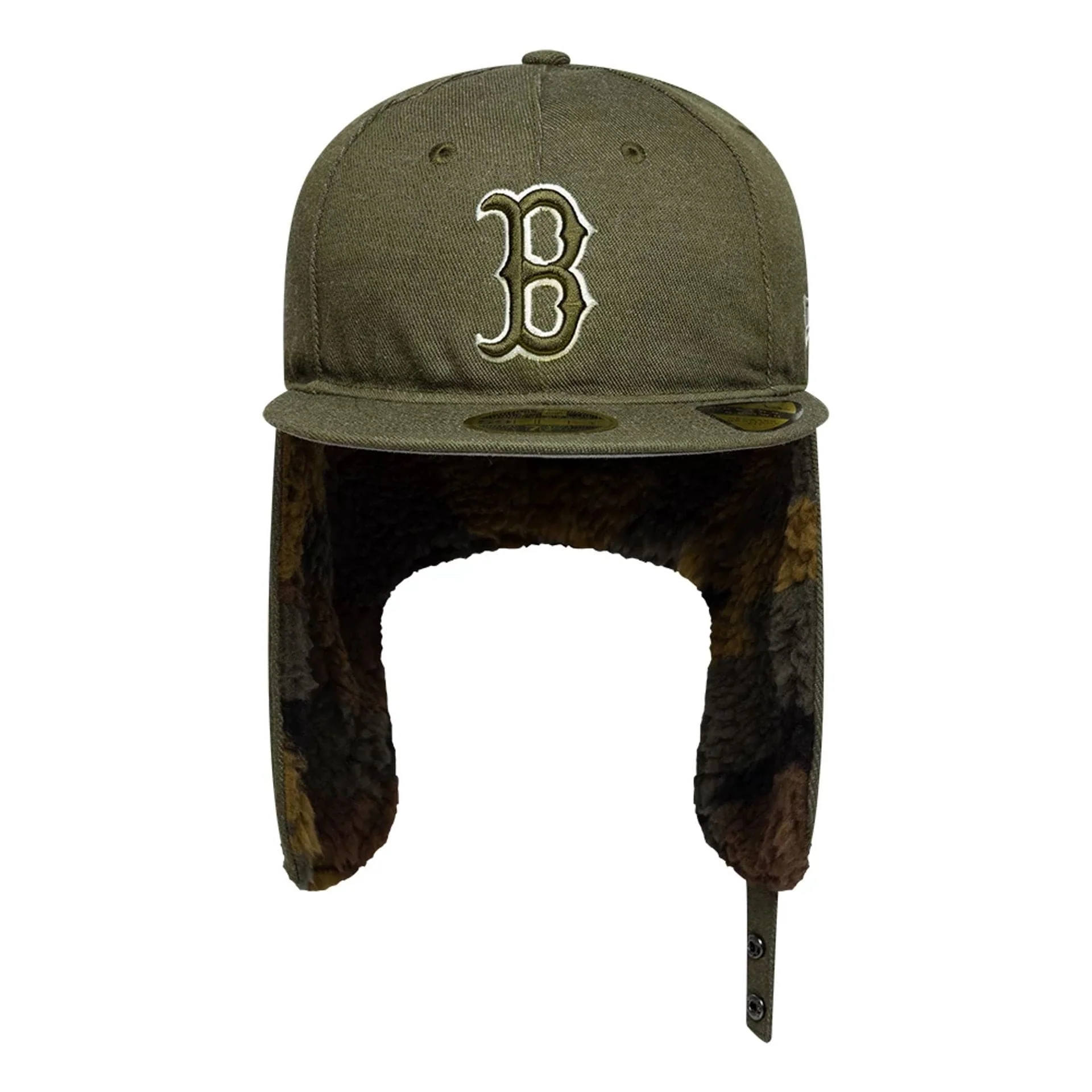 Boston Red Sox MLB Camo Open Green Retro Crown 59FIFTY Fitted Cap - Image 7
