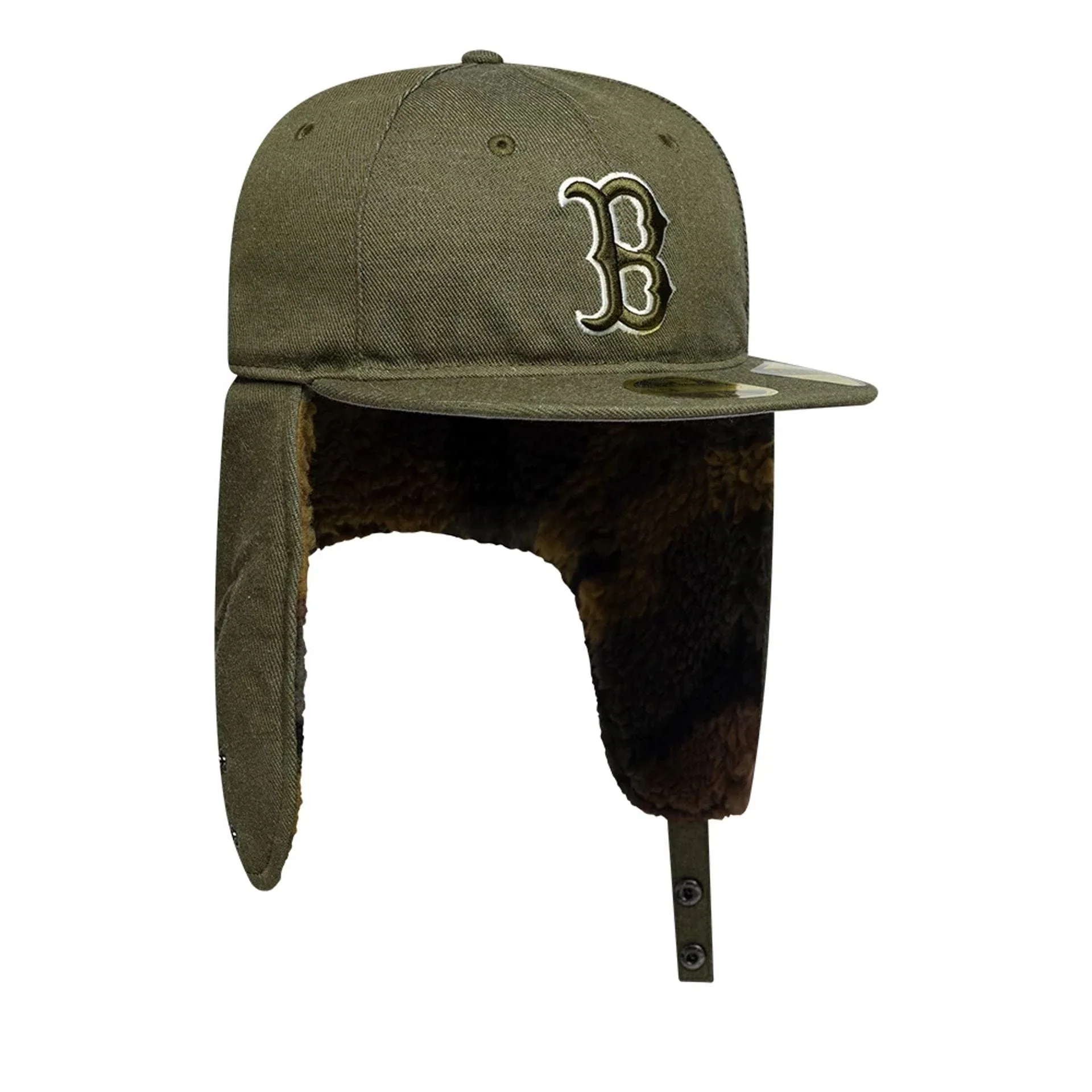 Boston Red Sox MLB Camo Open Green Retro Crown 59FIFTY Fitted Cap - Image 8