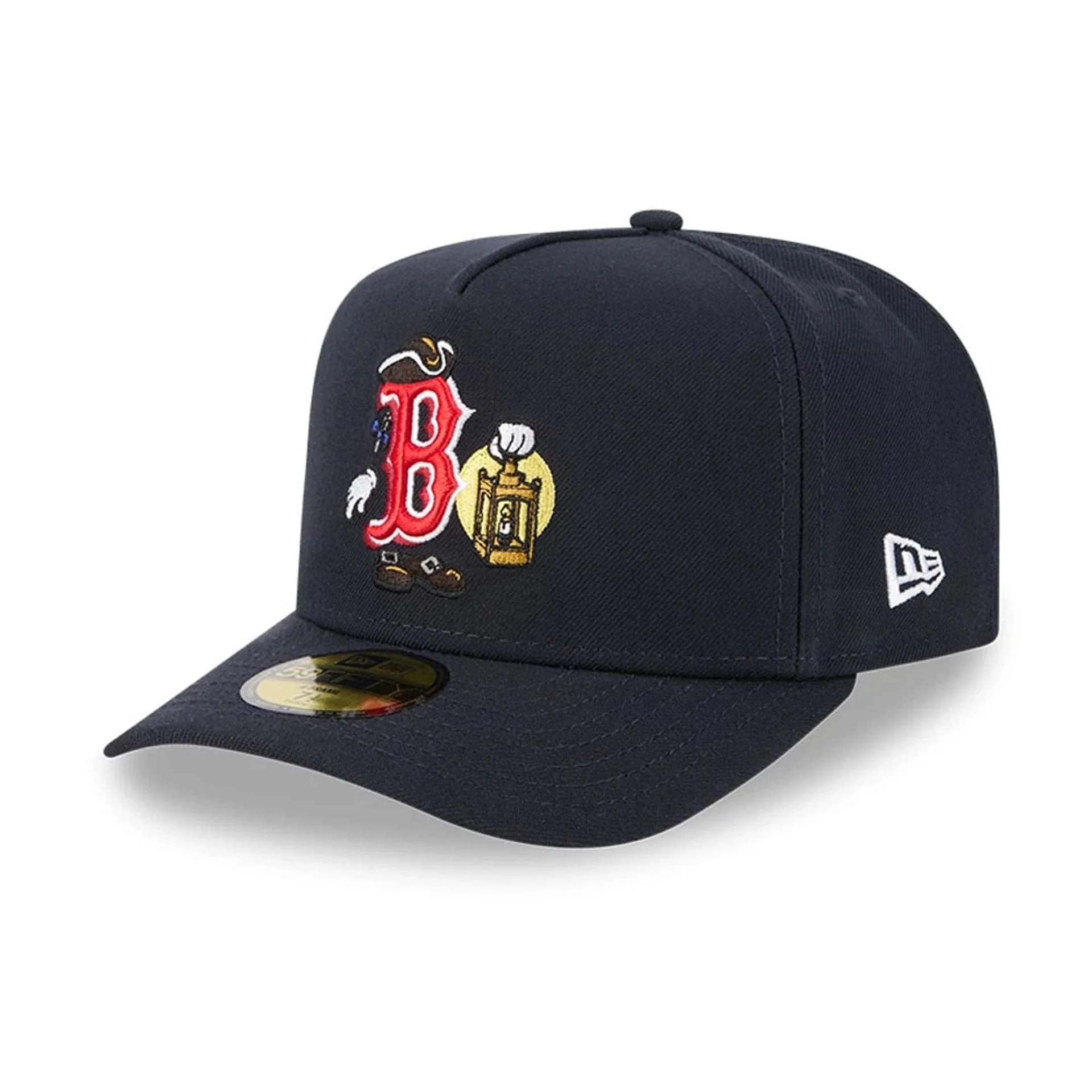 Boston Red Sox MLB Cartoon Navy 59FIFTY A-Frame Fitted Cap - Image 4