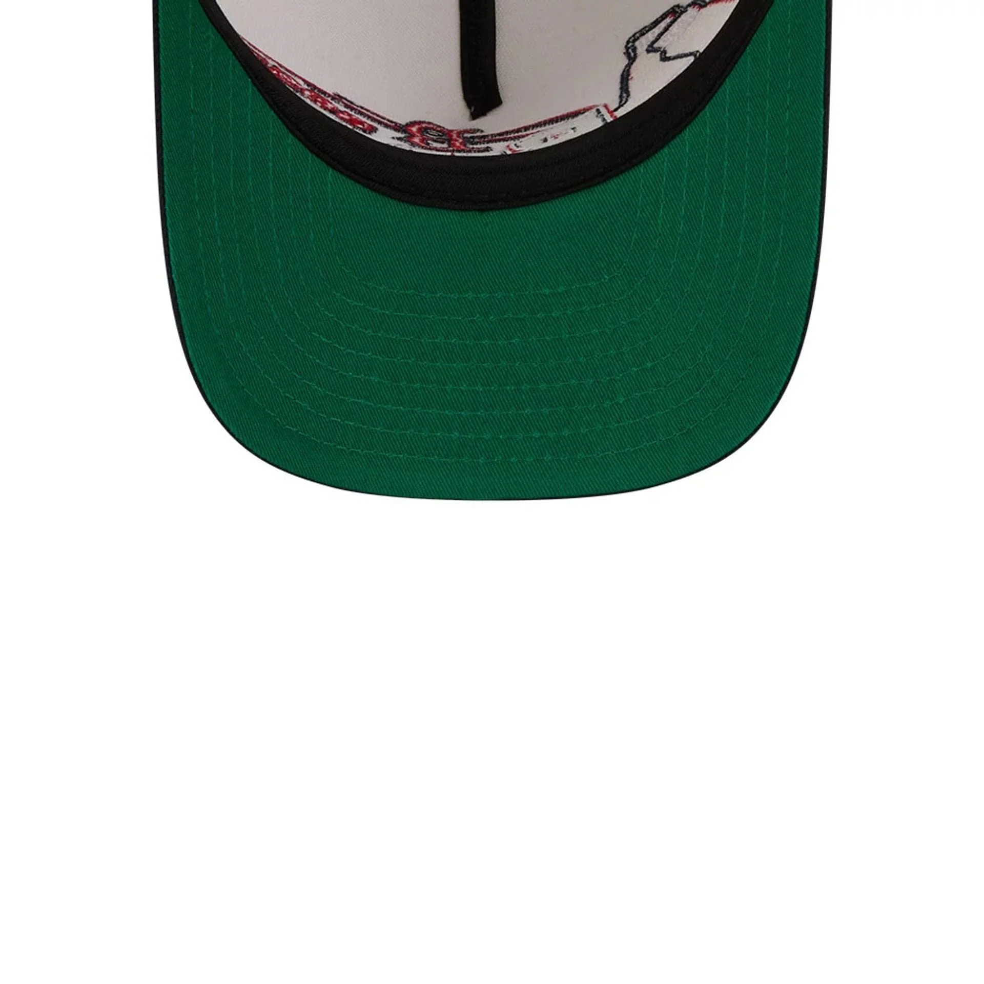 Boston Red Sox MLB Classic White 9FIFTY A-Frame Snapback Adjustable Cap - Image 2