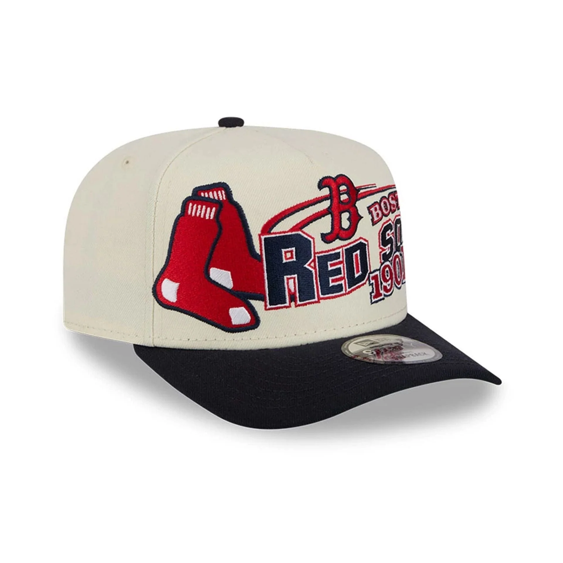 Boston Red Sox MLB Classic White 9FIFTY A-Frame Snapback Adjustable Cap - Image 4