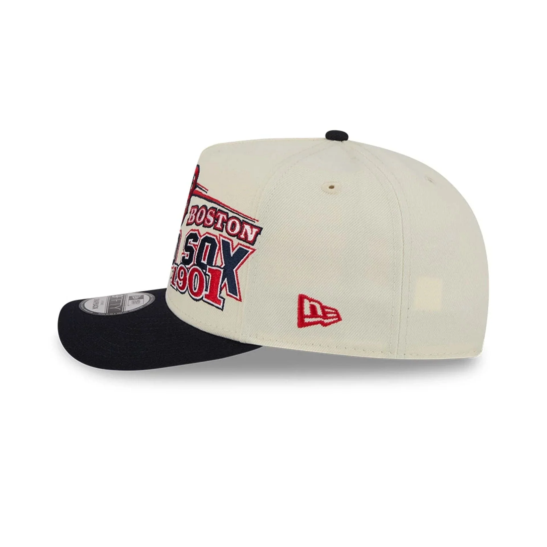 Boston Red Sox MLB Classic White 9FIFTY A-Frame Snapback Adjustable Cap - Image 5
