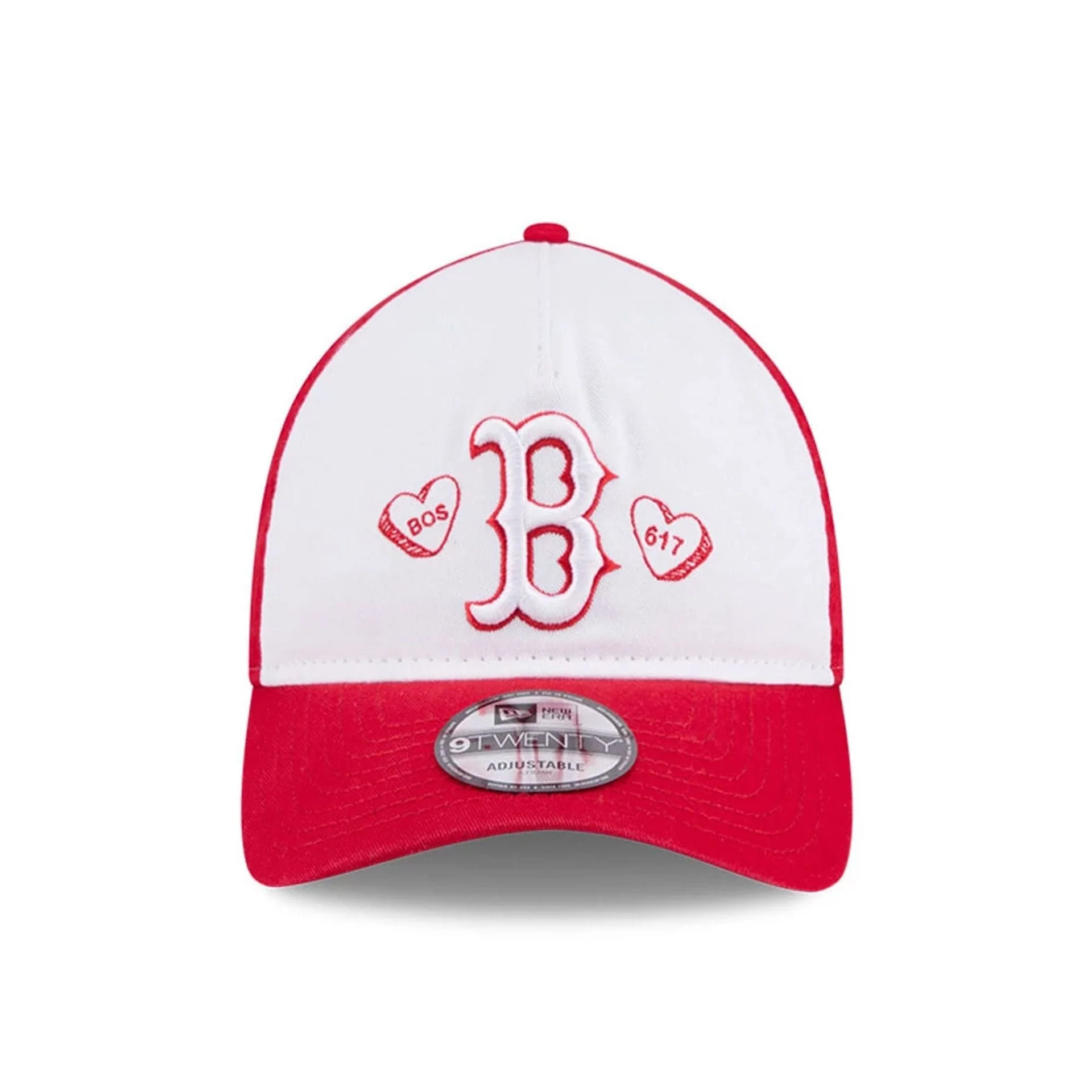 Boston Red Sox MLB Conversation Hearts Red 9TWENTY A-Frame Adjustable Cap - Image 3
