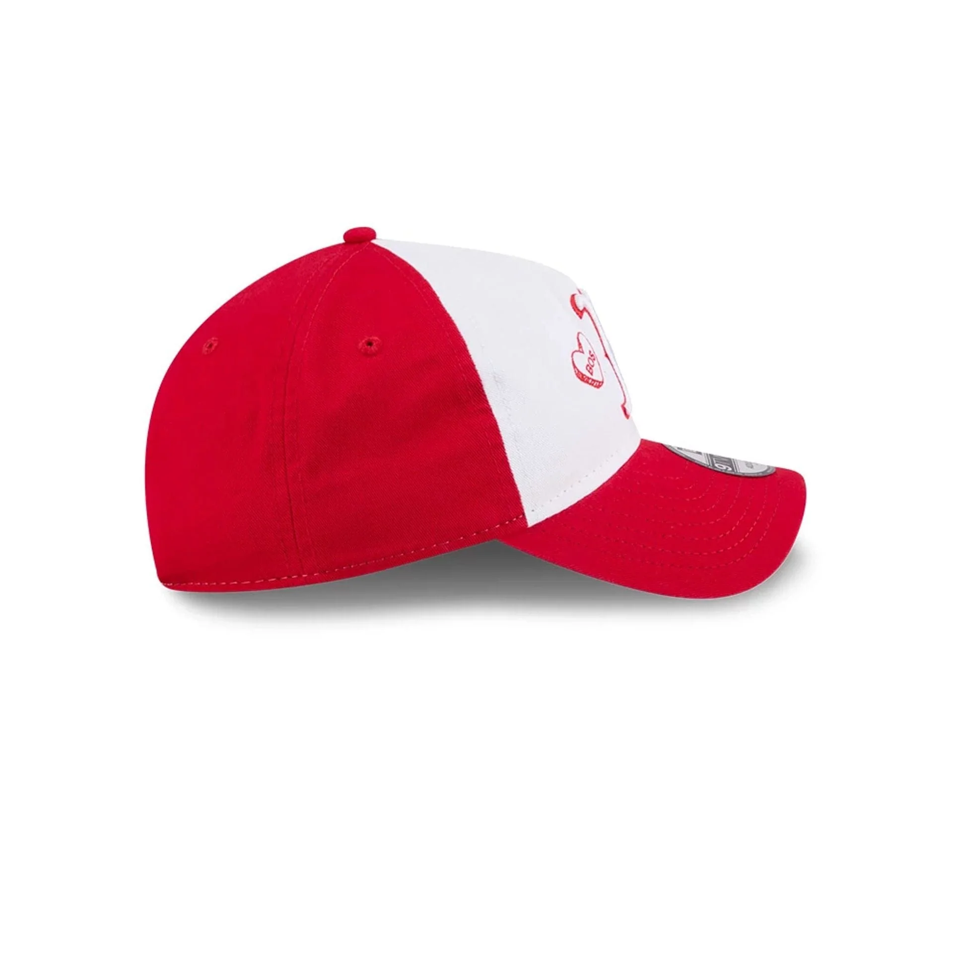 Boston Red Sox MLB Conversation Hearts Red 9TWENTY A-Frame Adjustable Cap - Image 7