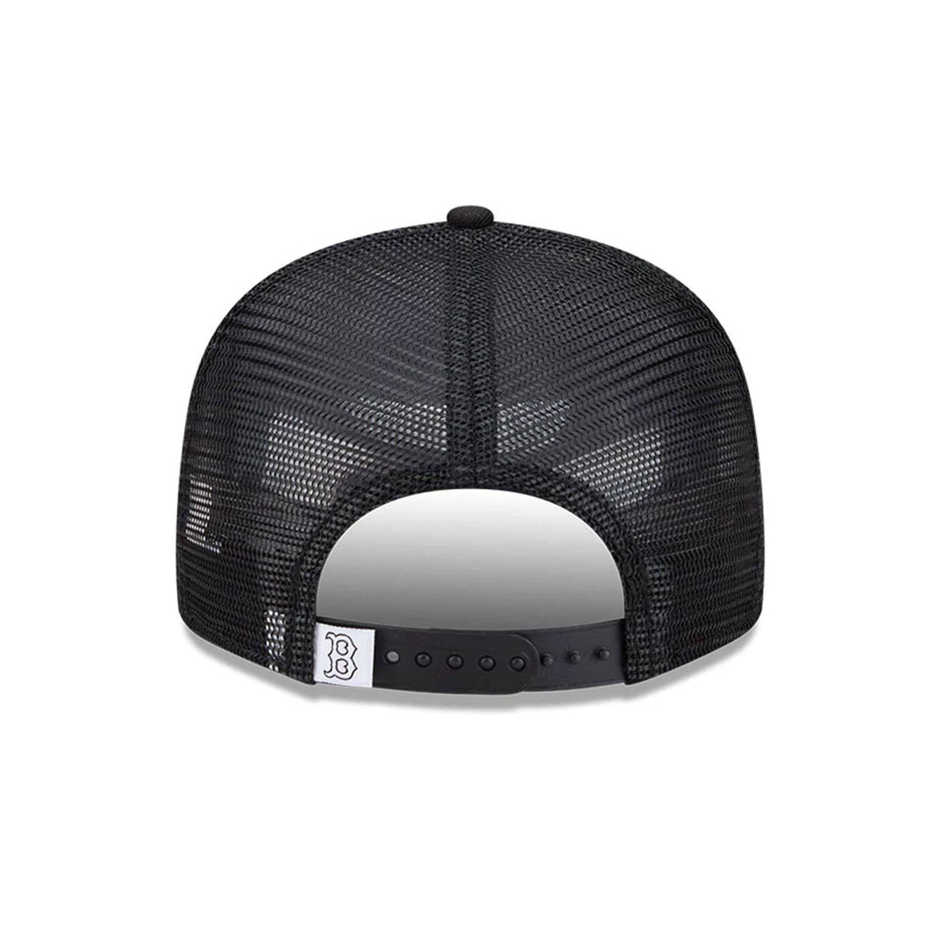 Boston Red Sox MLB Evergreen Black 9FIFTY Trucker Adjustable Cap - Image 5