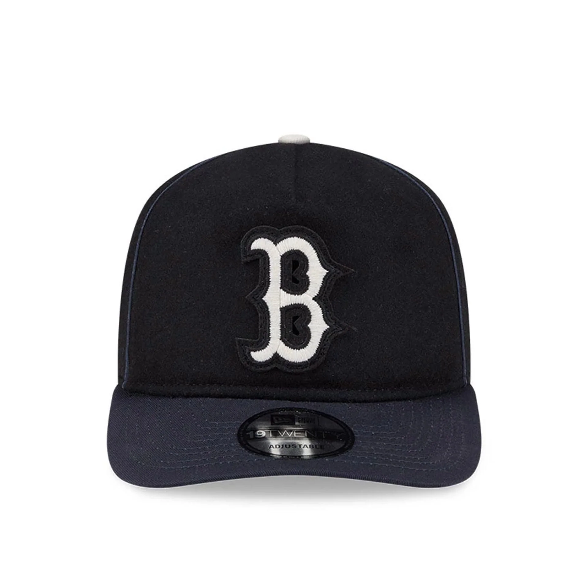 Boston Red Sox MLB Felt Logo Navy 19TWENTY Adjustable Cap - Image 3