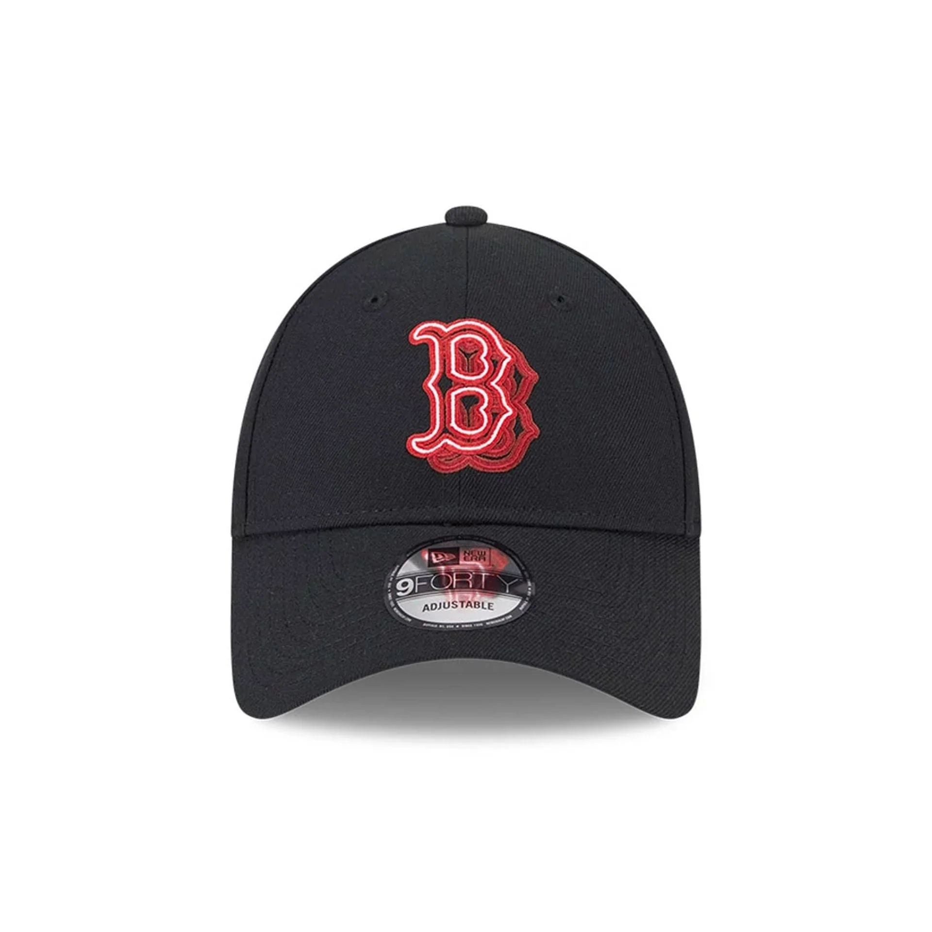 Boston Red Sox MLB Neon Black 9FORTY Adjustable Cap - Image 3