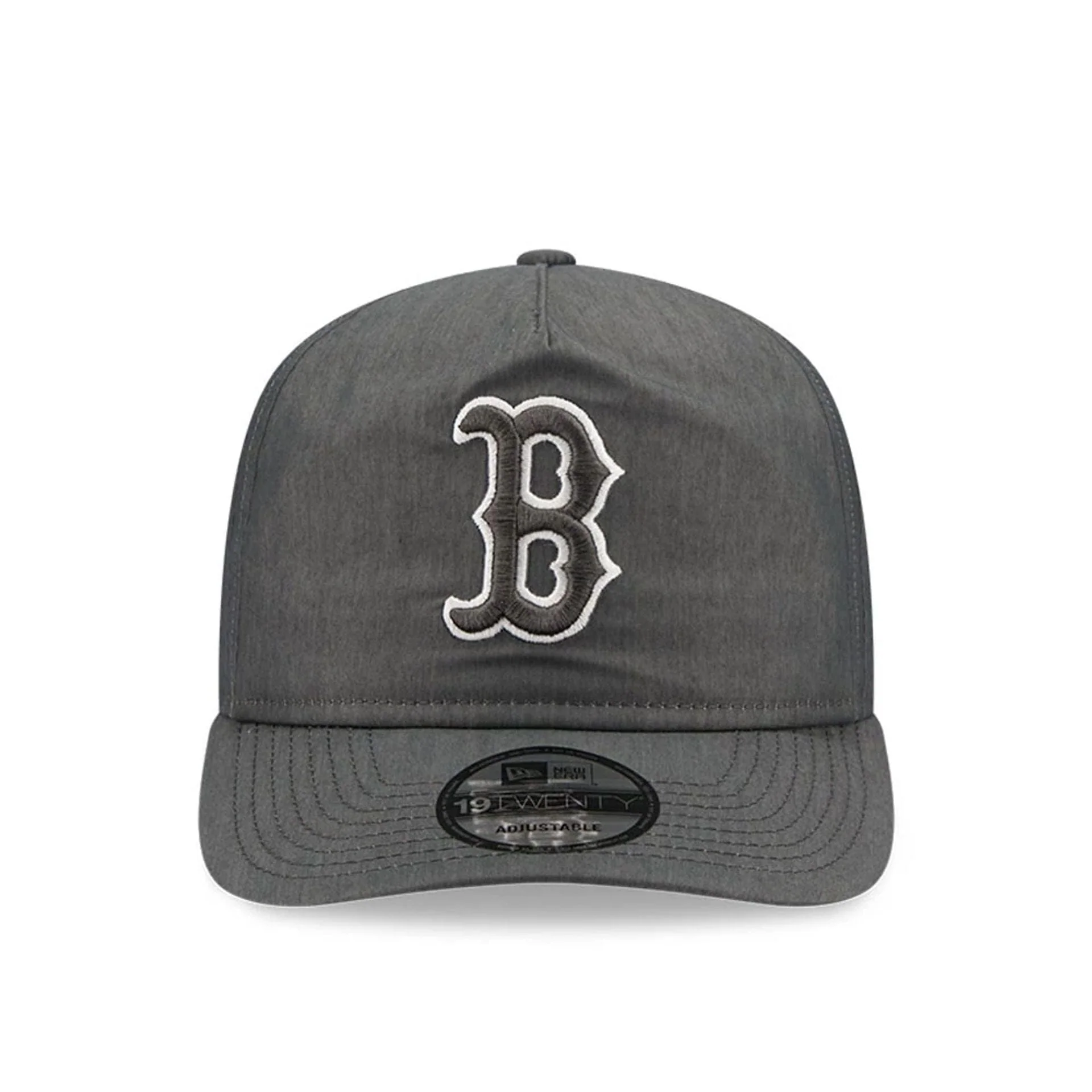 Boston Red Sox MLB Nylon Open Grey 19TWENTY Adjustable Cap - Image 3