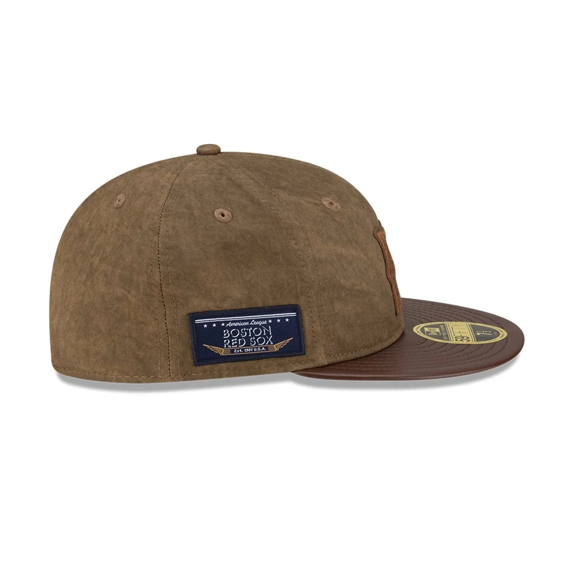 Boston Red Sox MLB Open Brown Retro Crown 59FIFTY Fitted Cap - Image 5