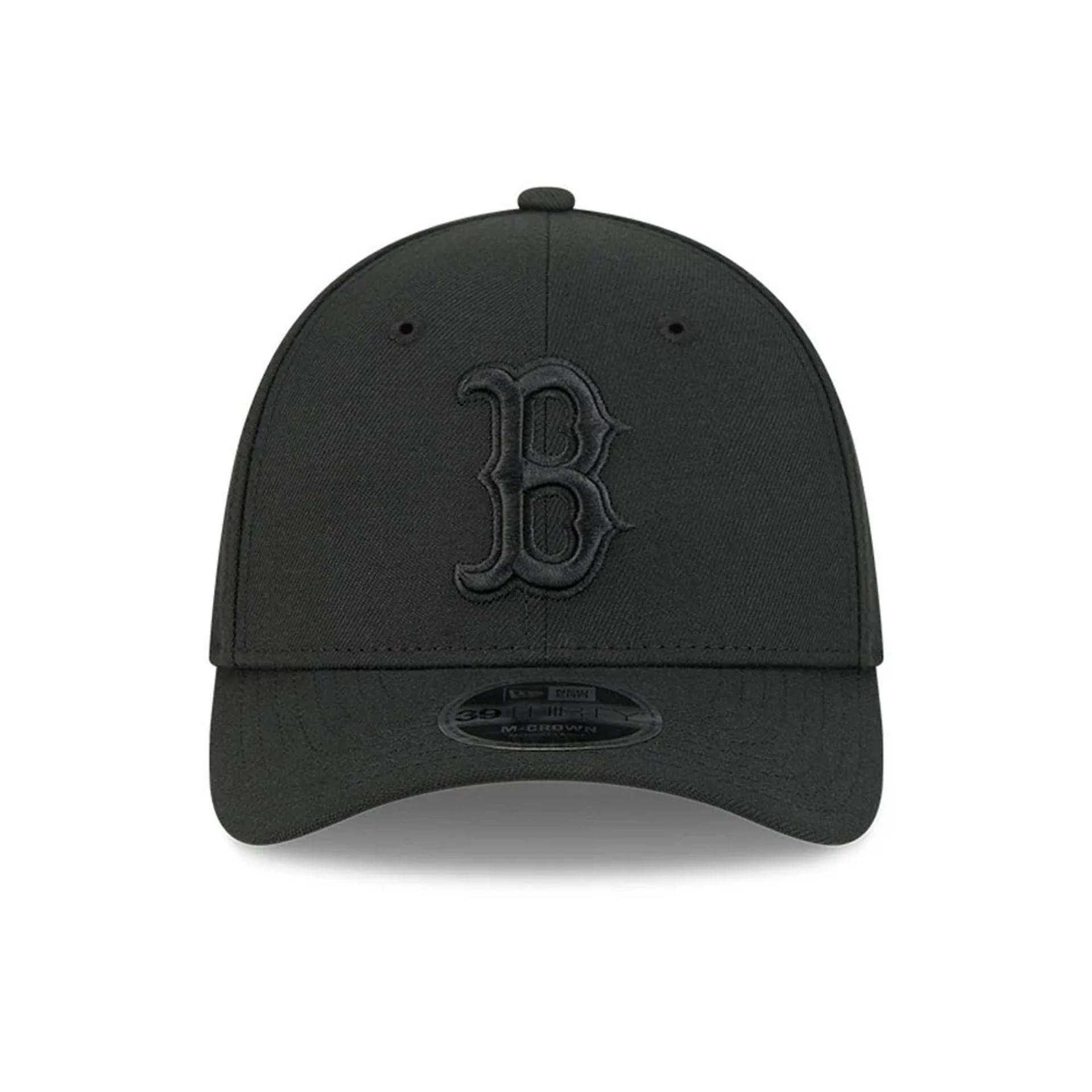 Boston Red Sox MLB Outline Black 39THIRTY M-Crown Stretch Fit Cap - Image 3