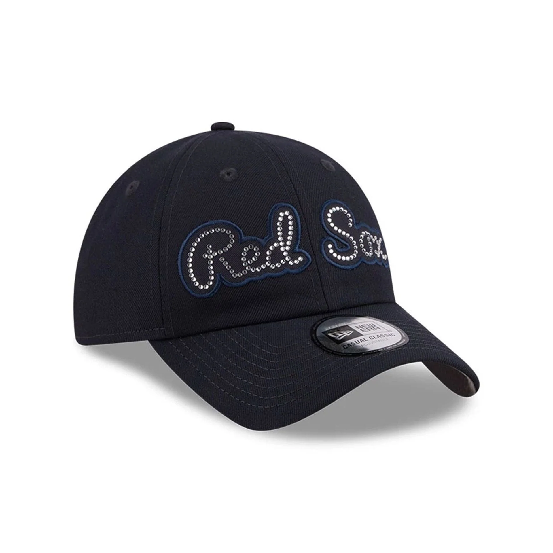 Boston Red Sox MLB Rhinestone Navy Casual Classic Adjustable Cap - Image 4