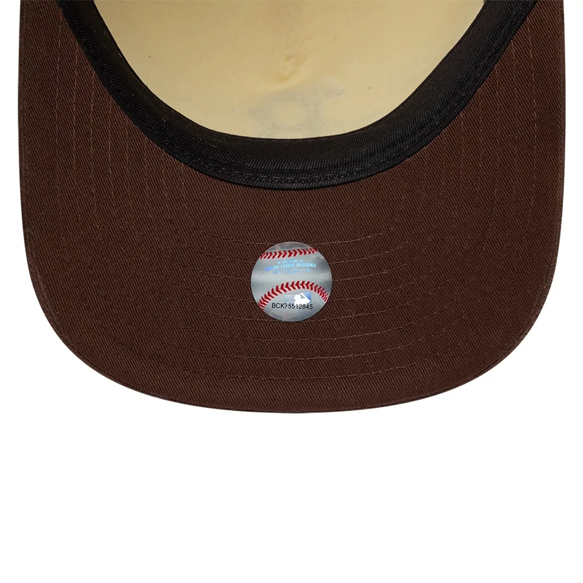 Boston Red Sox MLB Suede Visor Cream 9FIFTY A-Frame Adjustable Cap - Image 7