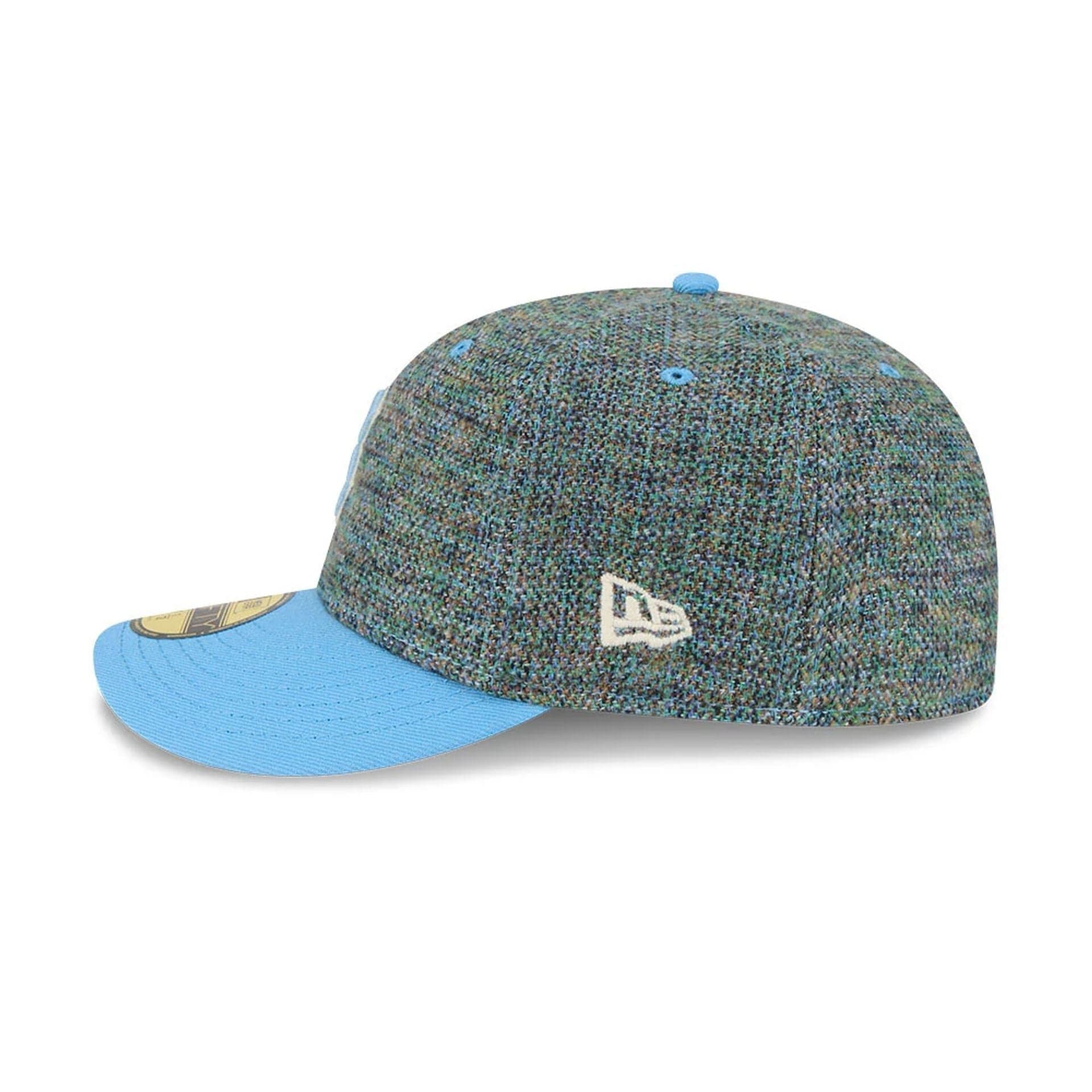 Boston Red Sox MLB Tweedy Cotton Pastel Blue 59FIFTY Fitted Cap - Image 5