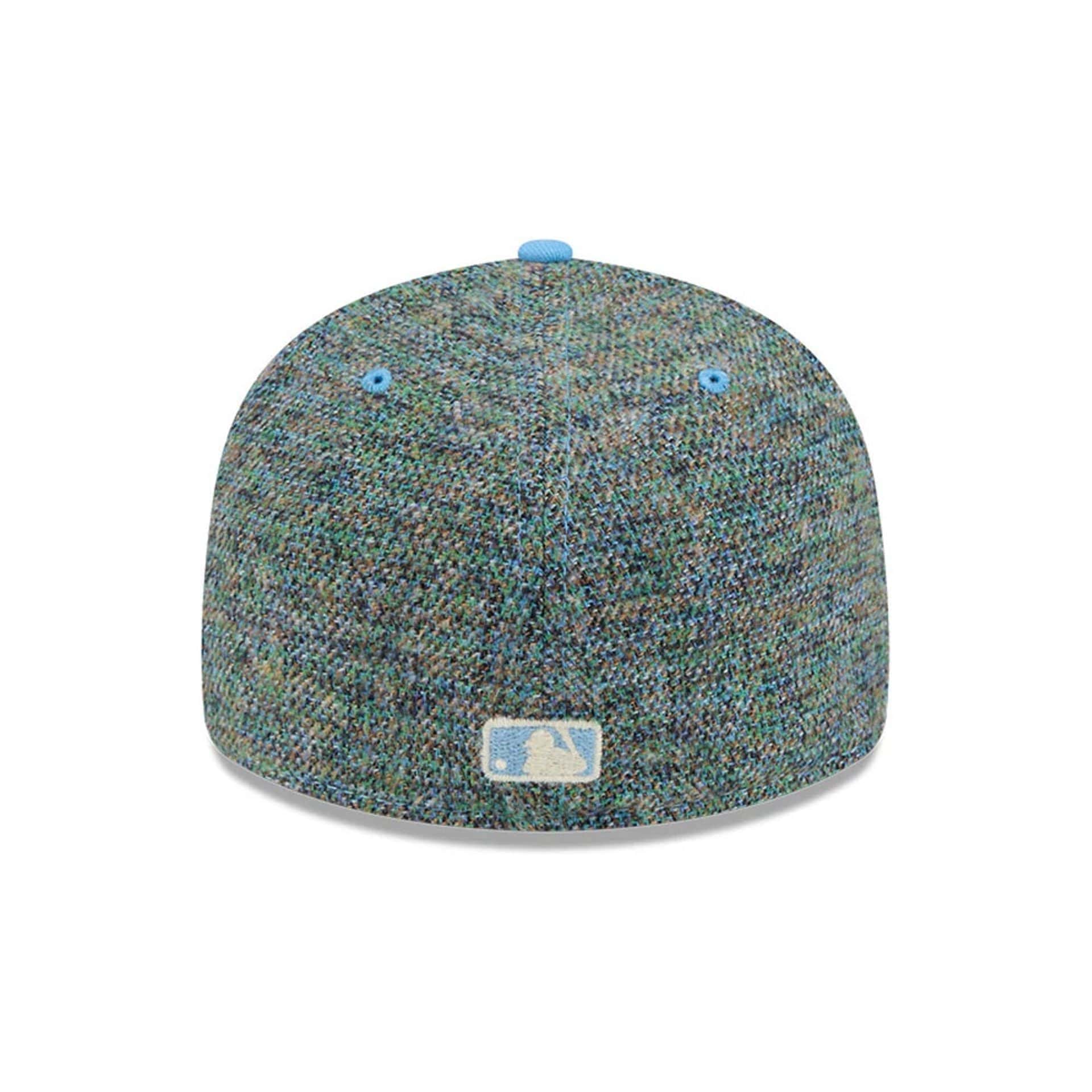 Boston Red Sox MLB Tweedy Cotton Pastel Blue 59FIFTY Fitted Cap - Image 7