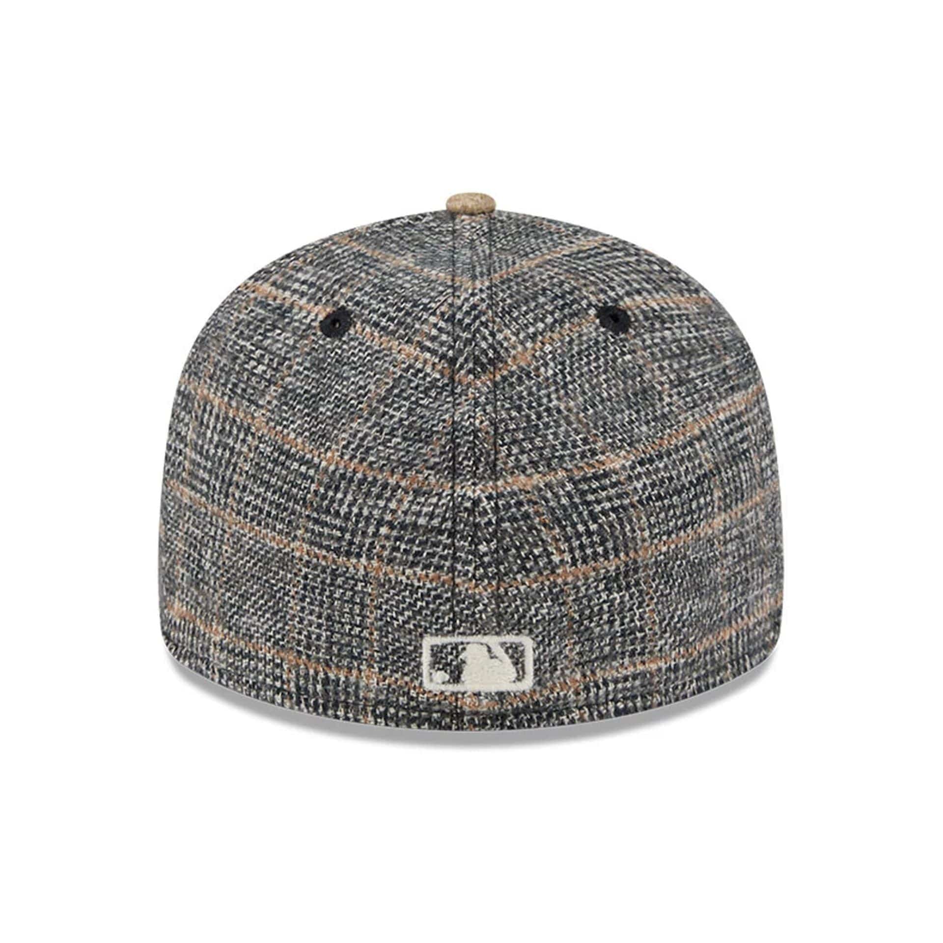 Boston Red Sox MLB Vintage Tweed Open Blue Retro Crown 59FIFTY Fitted Cap - Image 7