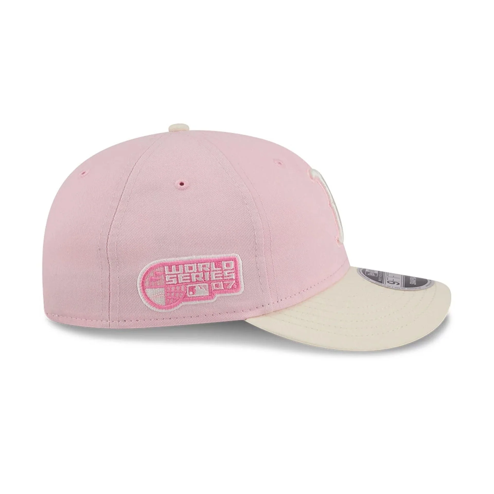 Boston Red Sox MLB Washed Tie Dye Pastel Pink 9FIFTY Snapback Adjustable Cap - Image 4