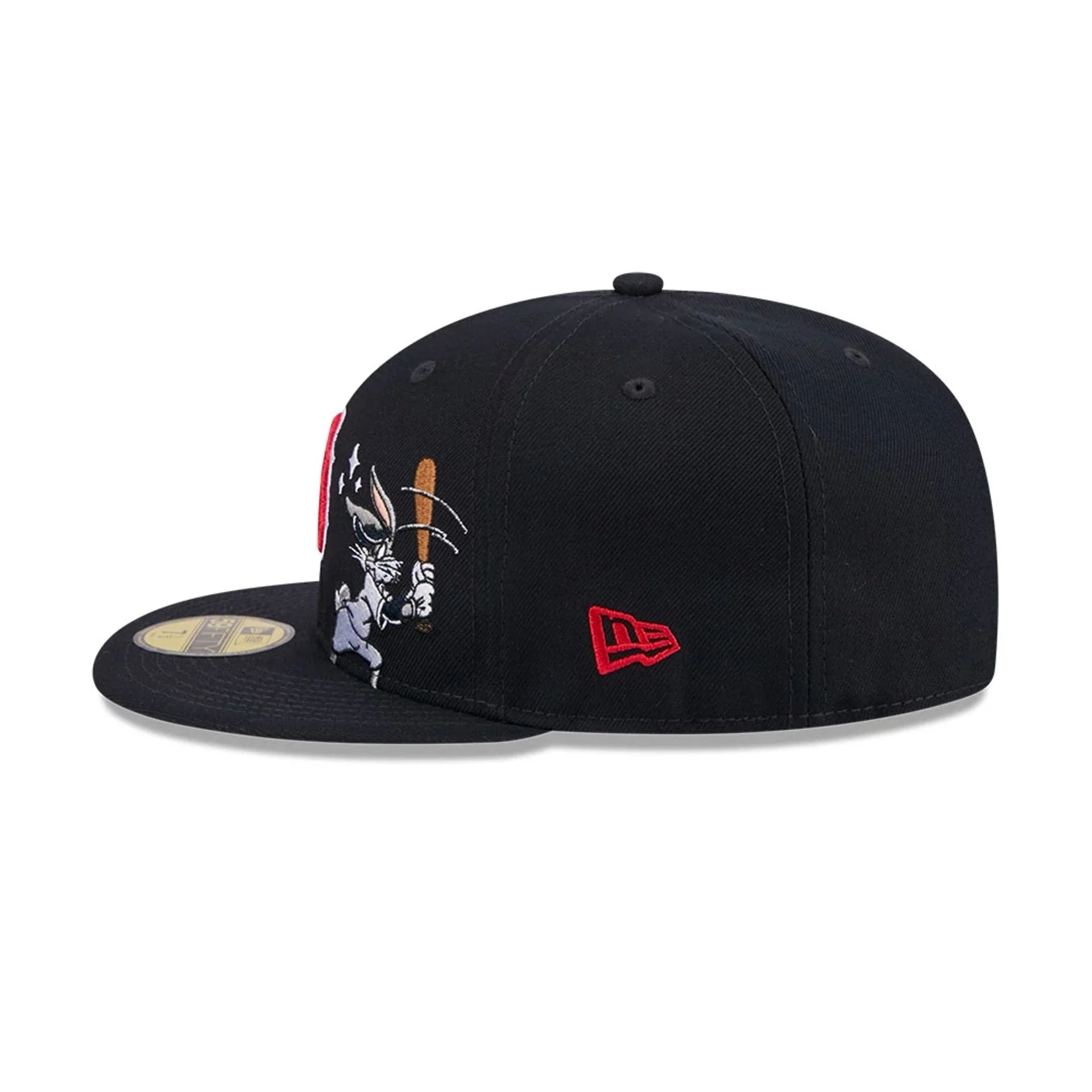 Boston Red Sox MLB X Looney Tunes Bugs Bunny Navy 59FIFTY Fitted Cap - Image 7