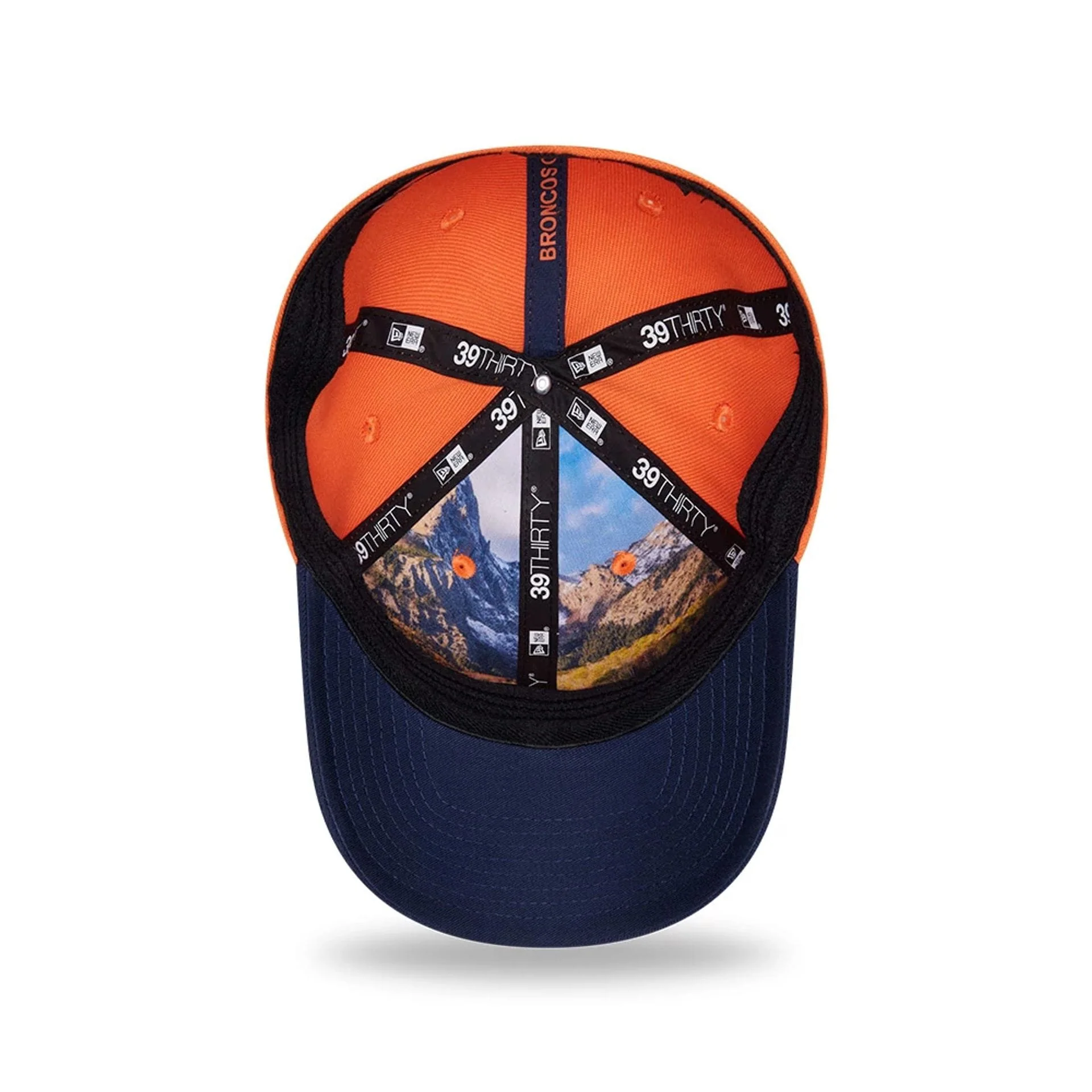Broncos NFL Draft 2026 Orange 39THIRTY M-Crown Stretch Fit Cap - Image 2