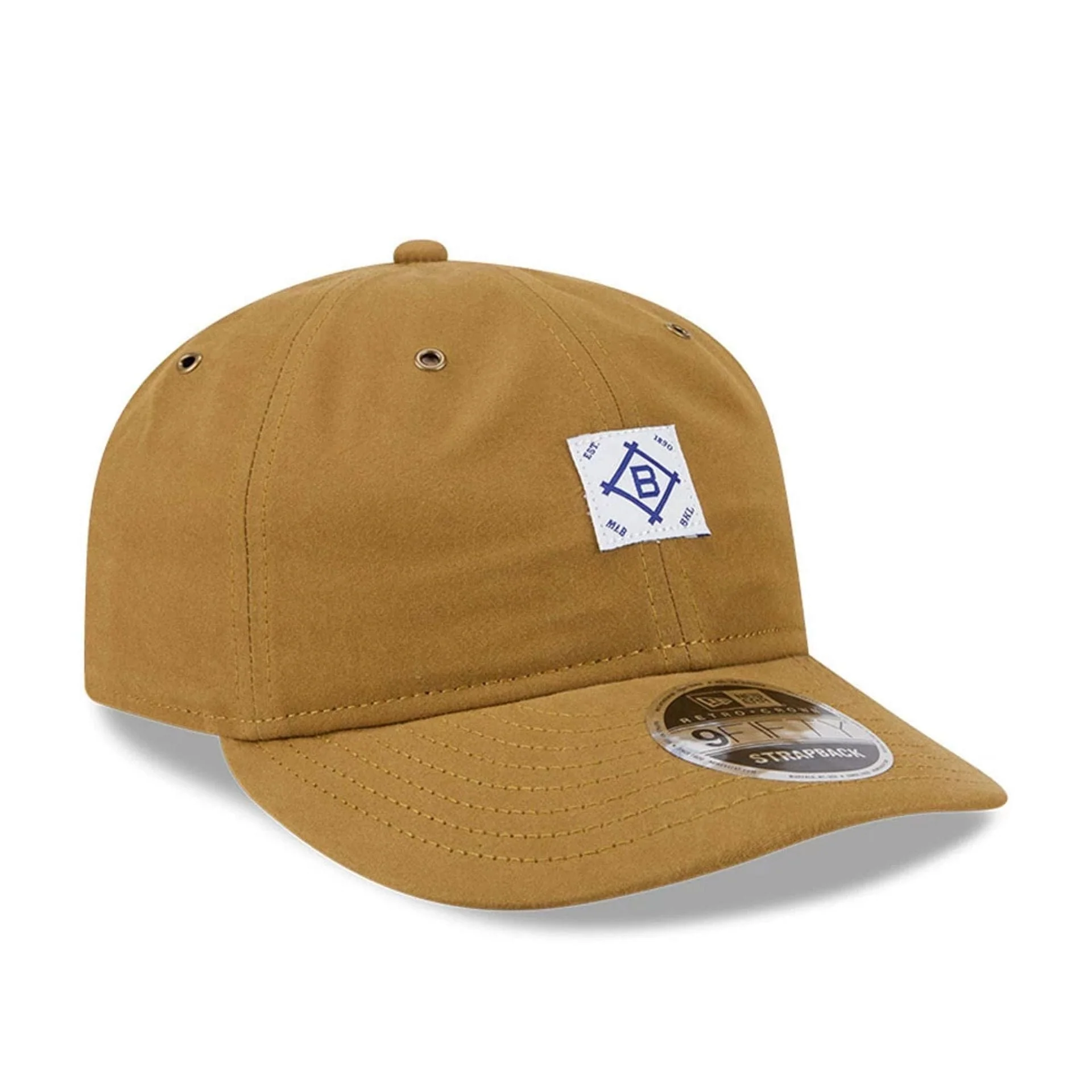 Brooklyn Dodgers MLB Brushed Dark Beige Retro Crown 9FIFTY Adjustable Cap - Image 4