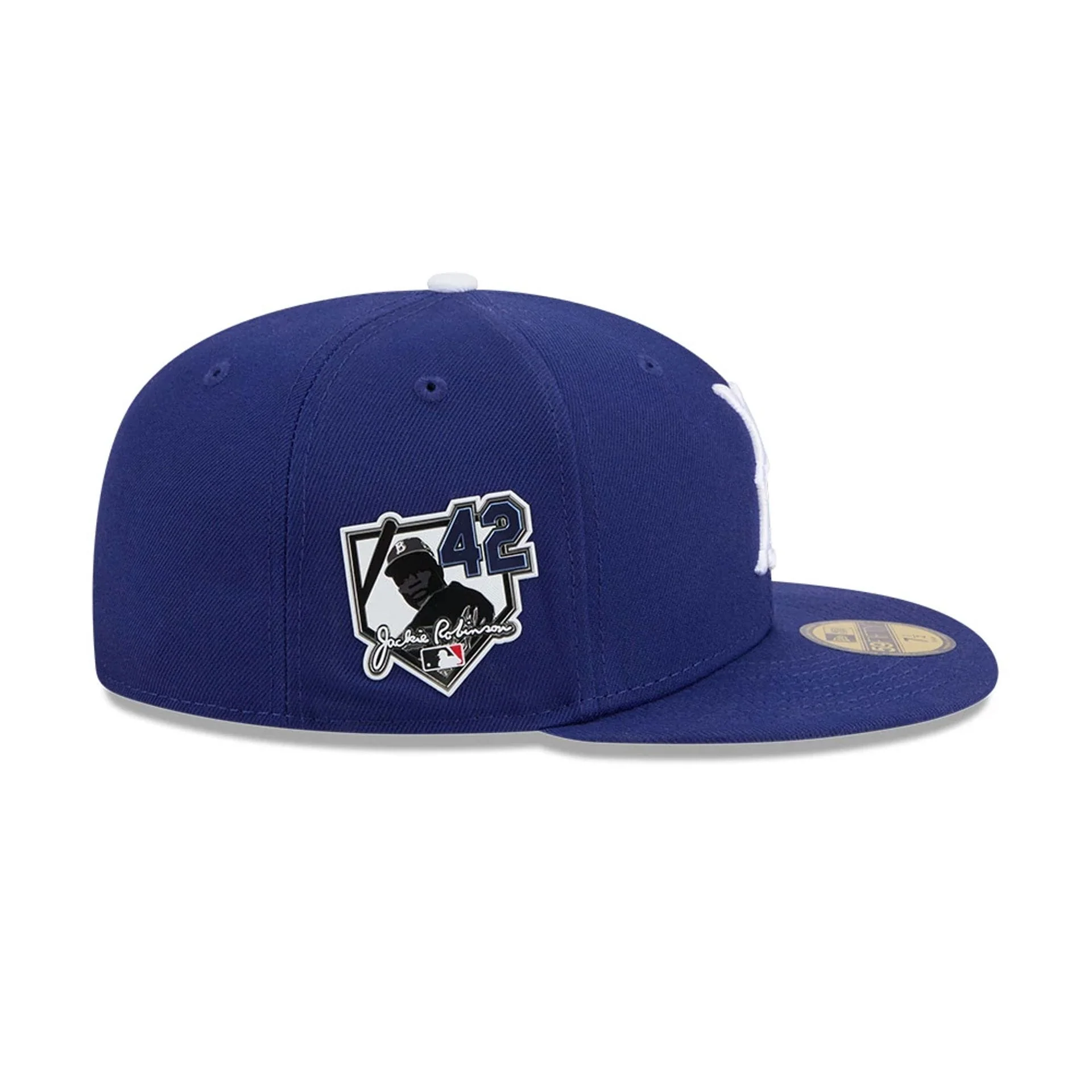Brooklyn Dodgers MLB Jackie Robinson Navy 59FIFTY Fitted Cap - Image 5