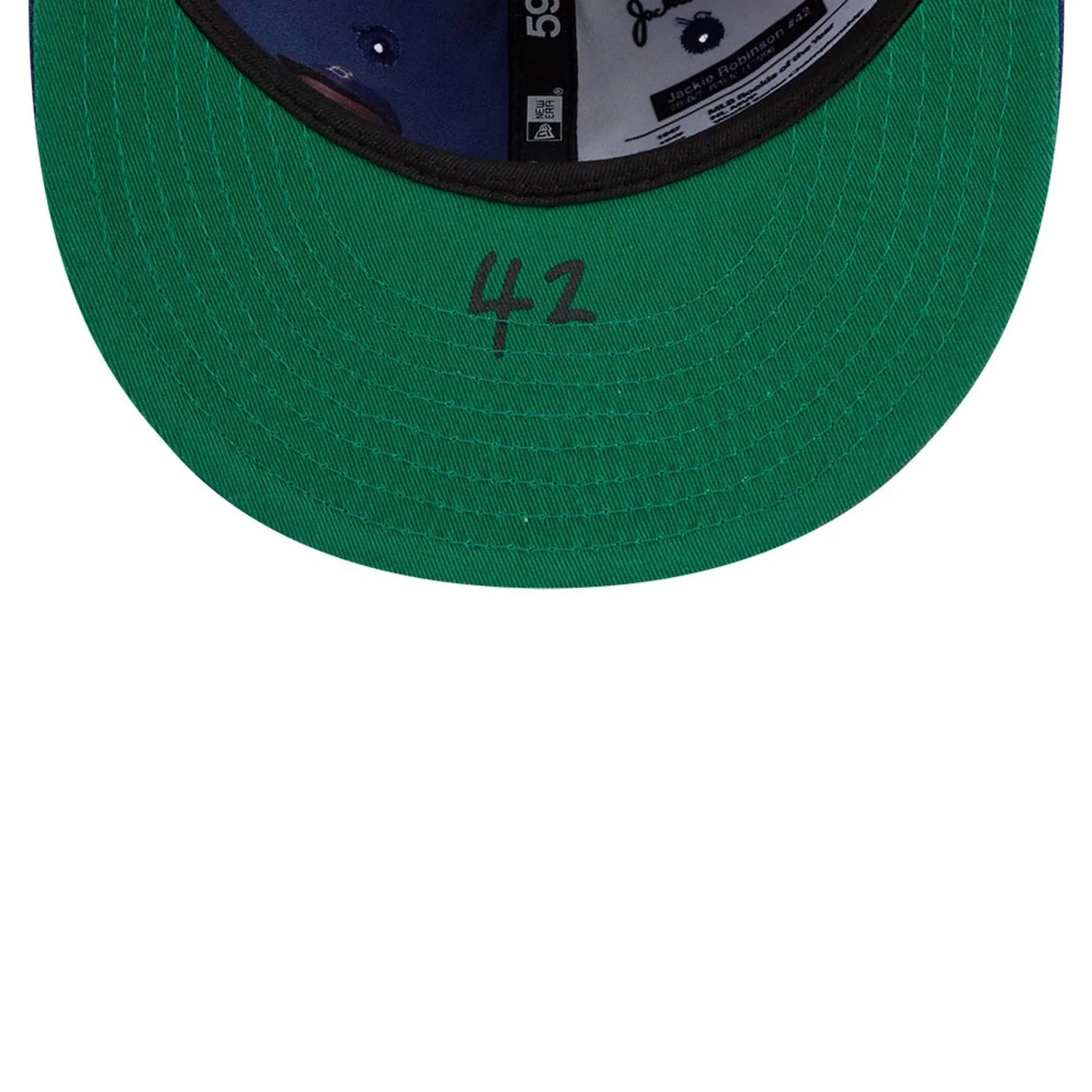 Brooklyn Dodgers MLB Jackie Robinson Navy 59FIFTY Fitted Cap - Image 9