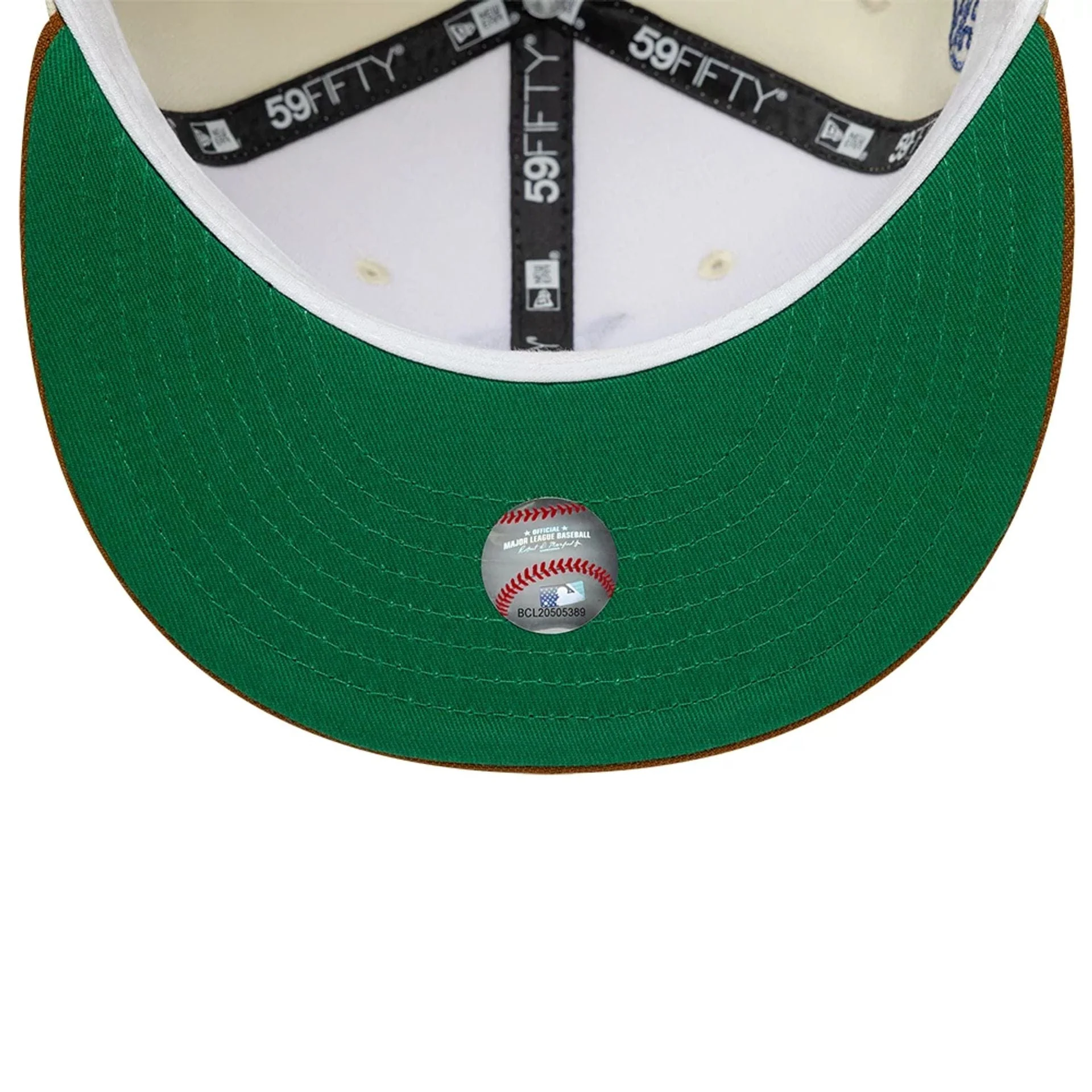 Brooklyn Dodgers MLB Jackie Robinson White 59FIFTY Fitted Cap - Image 2